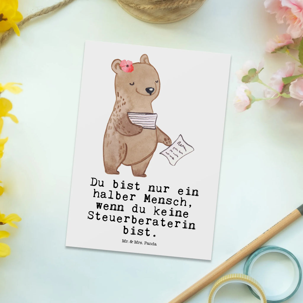 Postkarte Steuerberaterin mit Herz Postkarte, Karte, Geschenkkarte, Grußkarte, Einladung, Ansichtskarte, Geburtstagskarte, Einladungskarte, Dankeskarte, Ansichtskarten, Einladung Geburtstag, Einladungskarten Geburtstag, Beruf, Ausbildung, Jubiläum, Abschied, Rente, Kollege, Kollegin, Geschenk, Schenken, Arbeitskollege, Mitarbeiter, Firma, Danke, Dankeschön