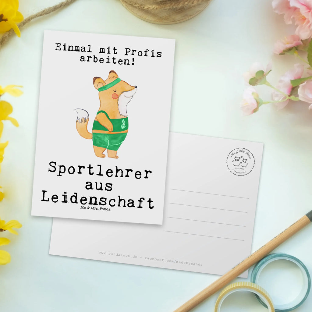 Postkarte Sportlehrer aus Leidenschaft Postkarte, Karte, Geschenkkarte, Grußkarte, Einladung, Ansichtskarte, Geburtstagskarte, Einladungskarte, Dankeskarte, Ansichtskarten, Einladung Geburtstag, Einladungskarten Geburtstag, Beruf, Ausbildung, Jubiläum, Abschied, Rente, Kollege, Kollegin, Geschenk, Schenken, Arbeitskollege, Mitarbeiter, Firma, Danke, Dankeschön