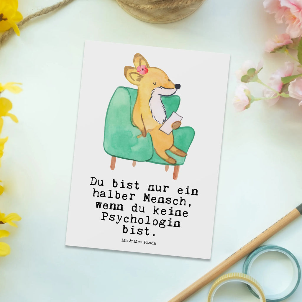 Postkarte Psychologin mit Herz Postkarte, Karte, Geschenkkarte, Grußkarte, Einladung, Ansichtskarte, Geburtstagskarte, Einladungskarte, Dankeskarte, Ansichtskarten, Einladung Geburtstag, Einladungskarten Geburtstag, Beruf, Ausbildung, Jubiläum, Abschied, Rente, Kollege, Kollegin, Geschenk, Schenken, Arbeitskollege, Mitarbeiter, Firma, Danke, Dankeschön