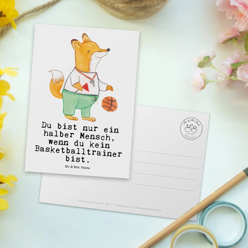 Postkarte Basketballtrainer mit Herz Postkarte, Karte, Geschenkkarte, Grußkarte, Einladung, Ansichtskarte, Geburtstagskarte, Einladungskarte, Dankeskarte, Ansichtskarten, Einladung Geburtstag, Einladungskarten Geburtstag, Beruf, Ausbildung, Jubiläum, Abschied, Rente, Kollege, Kollegin, Geschenk, Schenken, Arbeitskollege, Mitarbeiter, Firma, Danke, Dankeschön, Basketballtrainer, Basketball, Sport, Ballsport, Basketballcoach, Basketballer, Verein