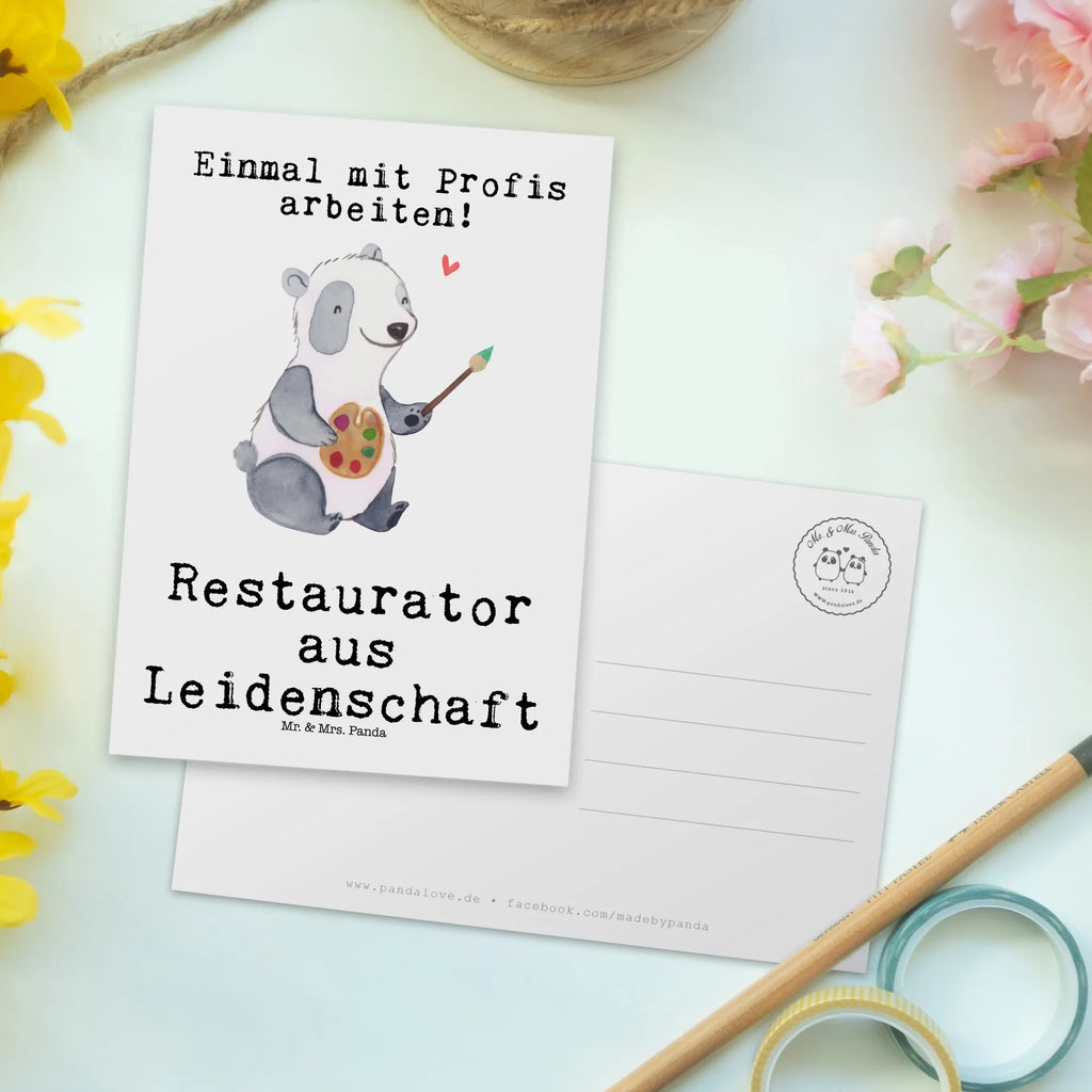 Postkarte Restaurator aus Leidenschaft Postkarte, Karte, Geschenkkarte, Grußkarte, Einladung, Ansichtskarte, Geburtstagskarte, Einladungskarte, Dankeskarte, Ansichtskarten, Einladung Geburtstag, Einladungskarten Geburtstag, Beruf, Ausbildung, Jubiläum, Abschied, Rente, Kollege, Kollegin, Geschenk, Schenken, Arbeitskollege, Mitarbeiter, Firma, Danke, Dankeschön