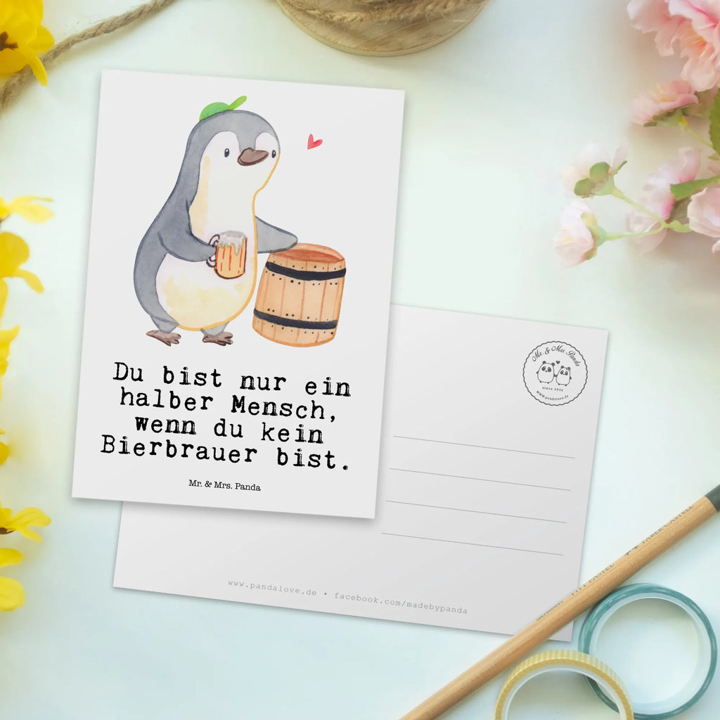 Postkarte Bierbrauer mit Herz Postkarte, Karte, Geschenkkarte, Grußkarte, Einladung, Ansichtskarte, Geburtstagskarte, Einladungskarte, Dankeskarte, Ansichtskarten, Einladung Geburtstag, Einladungskarten Geburtstag, Beruf, Ausbildung, Jubiläum, Abschied, Rente, Kollege, Kollegin, Geschenk, Schenken, Arbeitskollege, Mitarbeiter, Firma, Danke, Dankeschön, Bierbrauer, Biertrinker, Bierkenner, Biergeschenk, Hobbybrauen, Heimbrauen, Selbstbrauen, Bierliebe, Bierfass