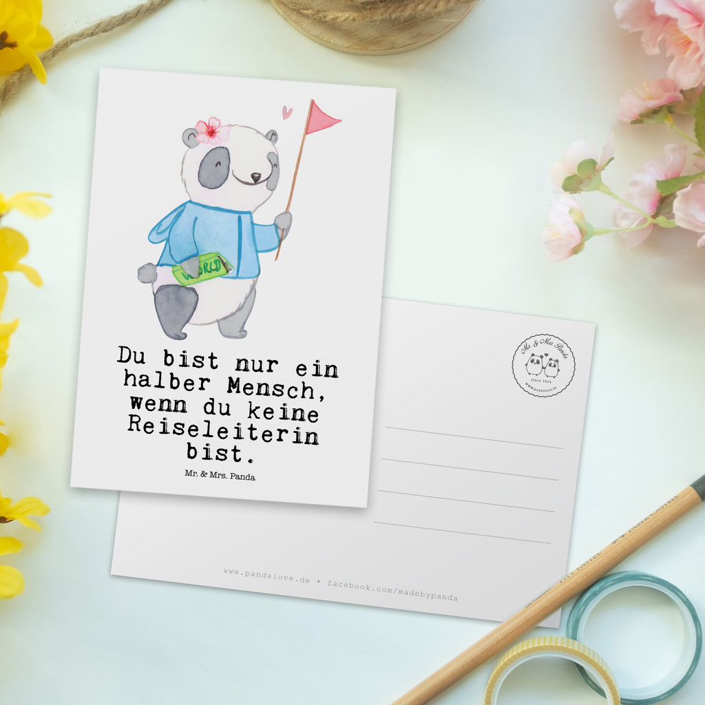 Postkarte Reiseleiterin mit Herz Postkarte, Karte, Geschenkkarte, Grußkarte, Einladung, Ansichtskarte, Geburtstagskarte, Einladungskarte, Dankeskarte, Ansichtskarten, Einladung Geburtstag, Einladungskarten Geburtstag, Beruf, Ausbildung, Jubiläum, Abschied, Rente, Kollege, Kollegin, Geschenk, Schenken, Arbeitskollege, Mitarbeiter, Firma, Danke, Dankeschön