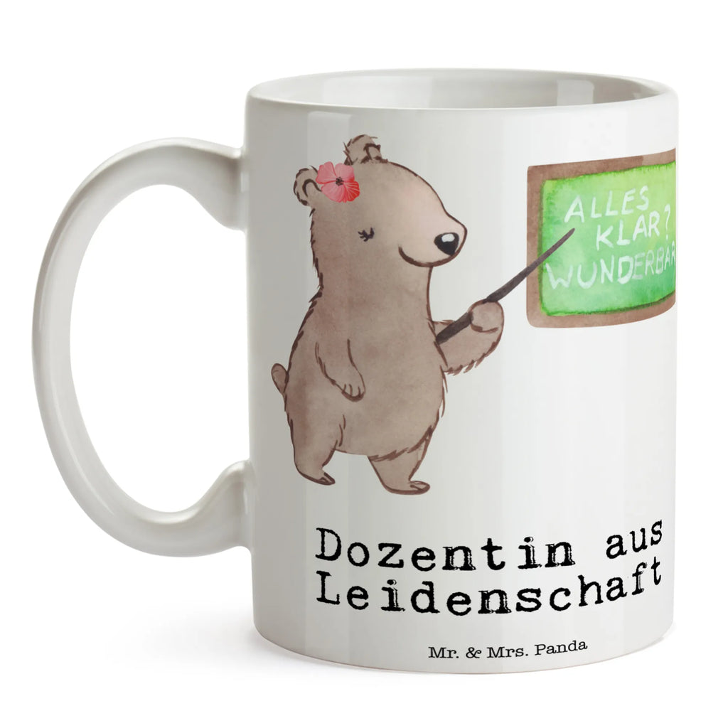 Tasse Dozentin aus Leidenschaft Tasse, Kaffeetasse, Teetasse, Becher, Kaffeebecher, Teebecher, Keramiktasse, Porzellantasse, Büro Tasse, Geschenk Tasse, Tasse Sprüche, Tasse Motive, Kaffeetassen, Tasse bedrucken, Designer Tasse, Cappuccino Tassen, Schöne Teetassen, Beruf, Ausbildung, Jubiläum, Abschied, Rente, Kollege, Kollegin, Geschenk, Schenken, Arbeitskollege, Mitarbeiter, Firma, Danke, Dankeschön, Dozentin, Professorin, Universität, Vorlesung, Tutorin, Akademikerin, Uni, Unterricht