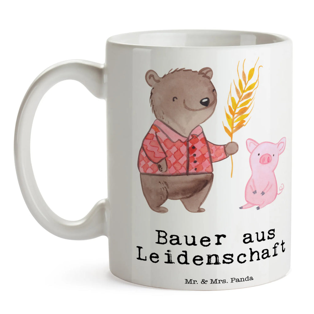 Tasse Bauer aus Leidenschaft Tasse, Kaffeetasse, Teetasse, Becher, Kaffeebecher, Teebecher, Keramiktasse, Porzellantasse, Büro Tasse, Geschenk Tasse, Tasse Sprüche, Tasse Motive, Kaffeetassen, Tasse bedrucken, Designer Tasse, Cappuccino Tassen, Schöne Teetassen, Beruf, Ausbildung, Jubiläum, Abschied, Rente, Kollege, Kollegin, Geschenk, Schenken, Arbeitskollege, Mitarbeiter, Firma, Danke, Dankeschön, Landwirt; Bauer, Tierwirt, Agronom, Farmer, Bauernhof