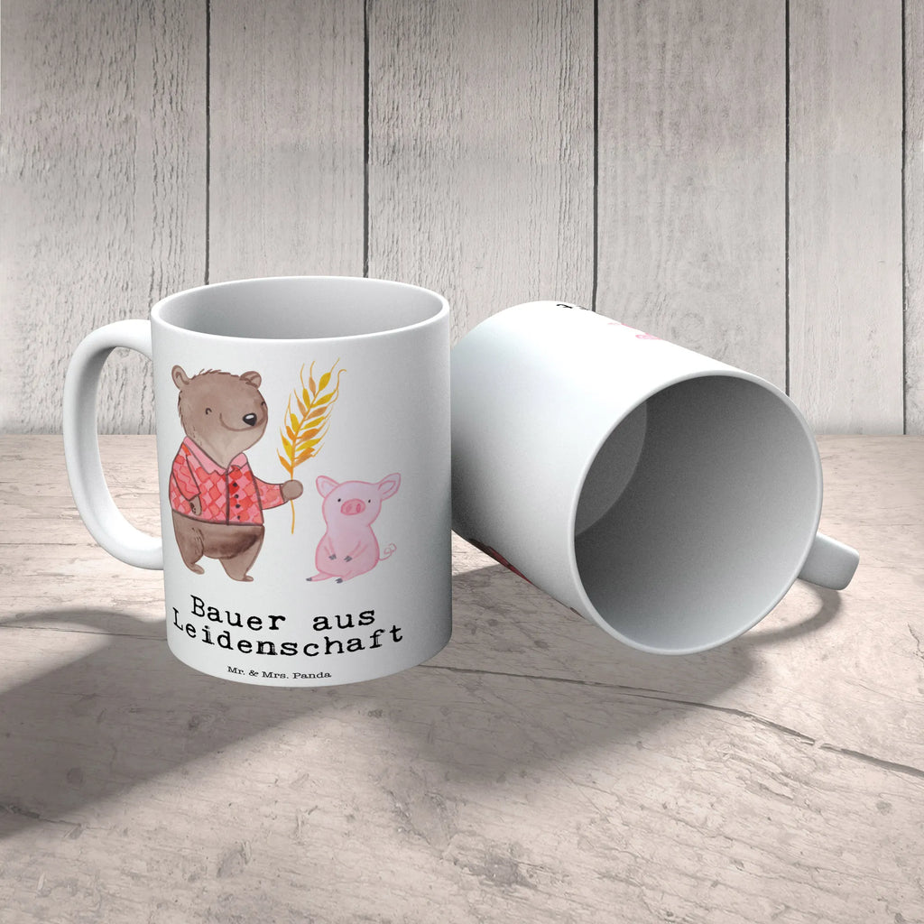 Tasse Bauer aus Leidenschaft Tasse, Kaffeetasse, Teetasse, Becher, Kaffeebecher, Teebecher, Keramiktasse, Porzellantasse, Büro Tasse, Geschenk Tasse, Tasse Sprüche, Tasse Motive, Kaffeetassen, Tasse bedrucken, Designer Tasse, Cappuccino Tassen, Schöne Teetassen, Beruf, Ausbildung, Jubiläum, Abschied, Rente, Kollege, Kollegin, Geschenk, Schenken, Arbeitskollege, Mitarbeiter, Firma, Danke, Dankeschön, Landwirt; Bauer, Tierwirt, Agronom, Farmer, Bauernhof