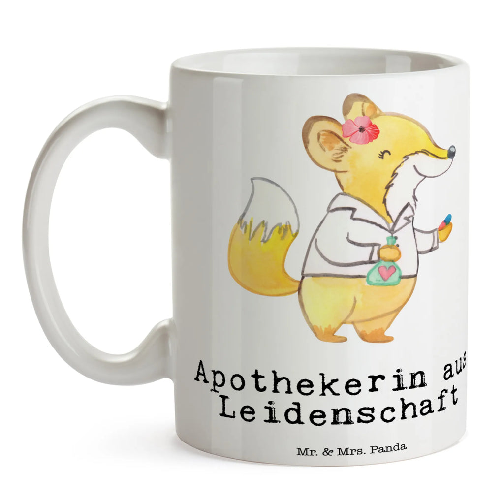 Tasse Apothekerin aus Leidenschaft Tasse, Kaffeetasse, Teetasse, Becher, Kaffeebecher, Teebecher, Keramiktasse, Porzellantasse, Büro Tasse, Geschenk Tasse, Tasse Sprüche, Tasse Motive, Kaffeetassen, Tasse bedrucken, Designer Tasse, Cappuccino Tassen, Schöne Teetassen, Beruf, Ausbildung, Jubiläum, Abschied, Rente, Kollege, Kollegin, Geschenk, Schenken, Arbeitskollege, Mitarbeiter, Firma, Danke, Dankeschön, Apothekerin, Pharmazie, Staatsexamen, Approbation, Eröffnung Apotheke