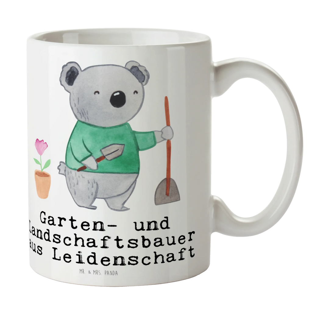 Tasse Garten- und Landschaftsbauer aus Leidenschaft Tasse, Kaffeetasse, Teetasse, Becher, Kaffeebecher, Teebecher, Keramiktasse, Porzellantasse, Büro Tasse, Geschenk Tasse, Tasse Sprüche, Tasse Motive, Kaffeetassen, Tasse bedrucken, Designer Tasse, Cappuccino Tassen, Schöne Teetassen, Beruf, Ausbildung, Jubiläum, Abschied, Rente, Kollege, Kollegin, Geschenk, Schenken, Arbeitskollege, Mitarbeiter, Firma, Danke, Dankeschön, Gärtner, Gartenplaner, Gärtnerei, Gartenbau, Hobbygärtner, Garten- und Landschaftsbauer