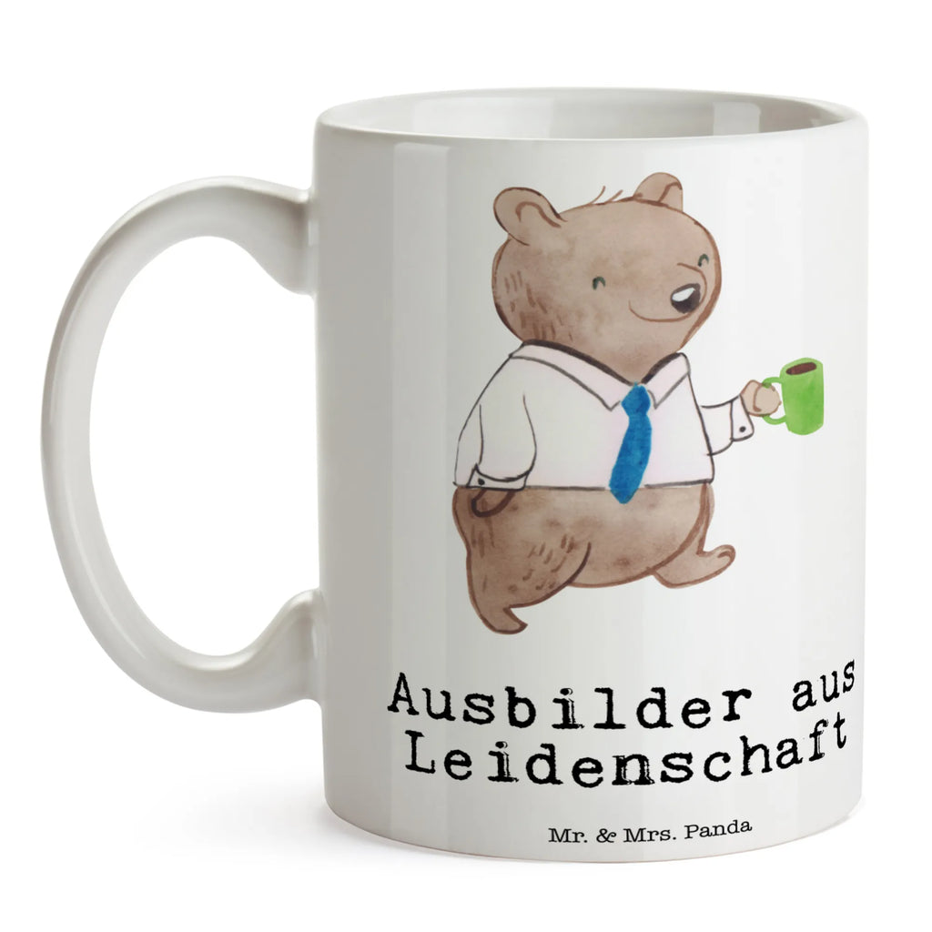 Tasse Ausbilder aus Leidenschaft Tasse, Kaffeetasse, Teetasse, Becher, Kaffeebecher, Teebecher, Keramiktasse, Porzellantasse, Büro Tasse, Geschenk Tasse, Tasse Sprüche, Tasse Motive, Kaffeetassen, Tasse bedrucken, Designer Tasse, Cappuccino Tassen, Schöne Teetassen, Beruf, Ausbildung, Jubiläum, Abschied, Rente, Kollege, Kollegin, Geschenk, Schenken, Arbeitskollege, Mitarbeiter, Firma, Danke, Dankeschön, Ausbilder, Tutor, Ausbilderprüfung