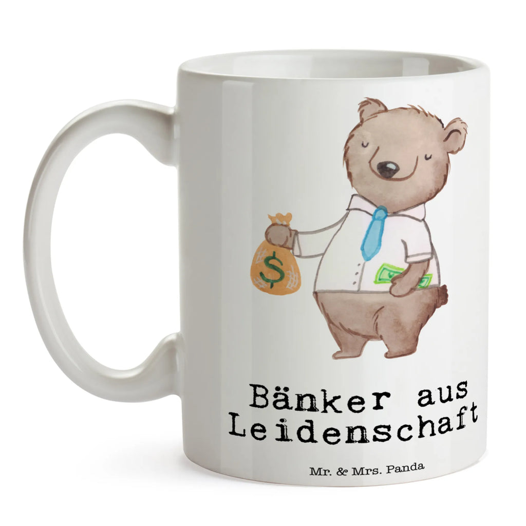 Tasse Bänker aus Leidenschaft Tasse, Kaffeetasse, Teetasse, Becher, Kaffeebecher, Teebecher, Keramiktasse, Porzellantasse, Büro Tasse, Geschenk Tasse, Tasse Sprüche, Tasse Motive, Kaffeetassen, Tasse bedrucken, Designer Tasse, Cappuccino Tassen, Schöne Teetassen, Beruf, Ausbildung, Jubiläum, Abschied, Rente, Kollege, Kollegin, Geschenk, Schenken, Arbeitskollege, Mitarbeiter, Firma, Danke, Dankeschön, Bänker, Bankfachmann, Bankangestellter, Bankberater