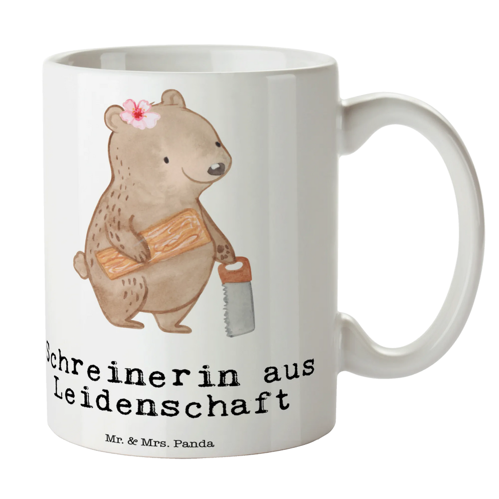 Tasse Schreinerin aus Leidenschaft Tasse, Kaffeetasse, Teetasse, Becher, Kaffeebecher, Teebecher, Keramiktasse, Porzellantasse, Büro Tasse, Geschenk Tasse, Tasse Sprüche, Tasse Motive, Kaffeetassen, Tasse bedrucken, Designer Tasse, Cappuccino Tassen, Schöne Teetassen, Beruf, Ausbildung, Jubiläum, Abschied, Rente, Kollege, Kollegin, Geschenk, Schenken, Arbeitskollege, Mitarbeiter, Firma, Danke, Dankeschön