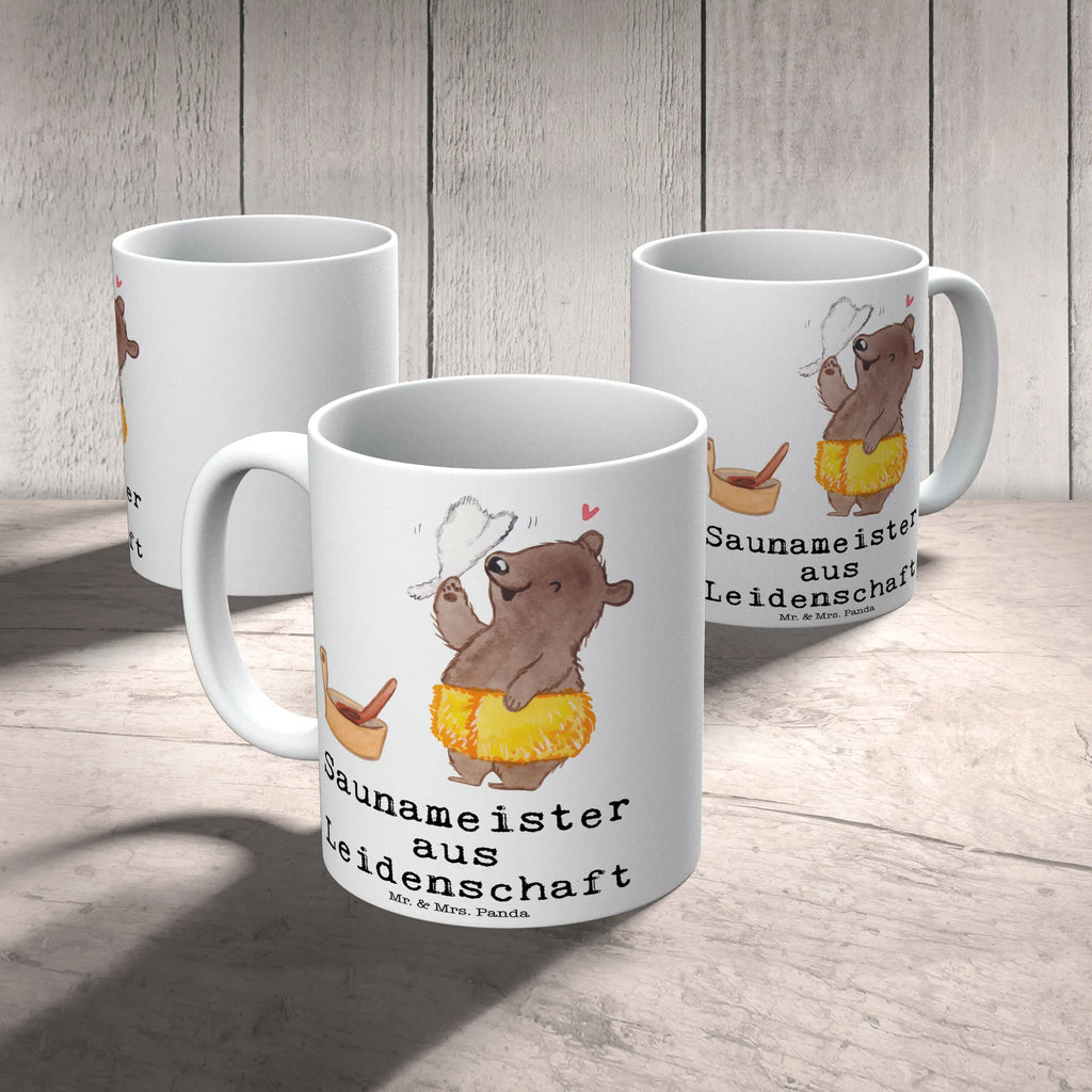 Tasse Saunameister aus Leidenschaft Tasse, Kaffeetasse, Teetasse, Becher, Kaffeebecher, Teebecher, Keramiktasse, Porzellantasse, Büro Tasse, Geschenk Tasse, Tasse Sprüche, Tasse Motive, Kaffeetassen, Tasse bedrucken, Designer Tasse, Cappuccino Tassen, Schöne Teetassen, Beruf, Ausbildung, Jubiläum, Abschied, Rente, Kollege, Kollegin, Geschenk, Schenken, Arbeitskollege, Mitarbeiter, Firma, Danke, Dankeschön