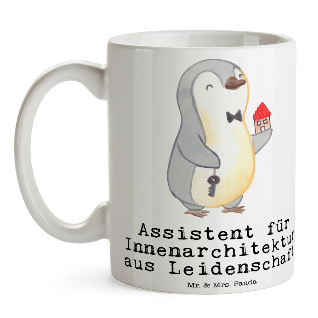 Tasse Assistent für Innenarchitektur aus Leidenschaft Tasse, Kaffeetasse, Teetasse, Becher, Kaffeebecher, Teebecher, Keramiktasse, Porzellantasse, Büro Tasse, Geschenk Tasse, Tasse Sprüche, Tasse Motive, Kaffeetassen, Tasse bedrucken, Designer Tasse, Cappuccino Tassen, Schöne Teetassen, Beruf, Ausbildung, Jubiläum, Abschied, Rente, Kollege, Kollegin, Geschenk, Schenken, Arbeitskollege, Mitarbeiter, Firma, Danke, Dankeschön