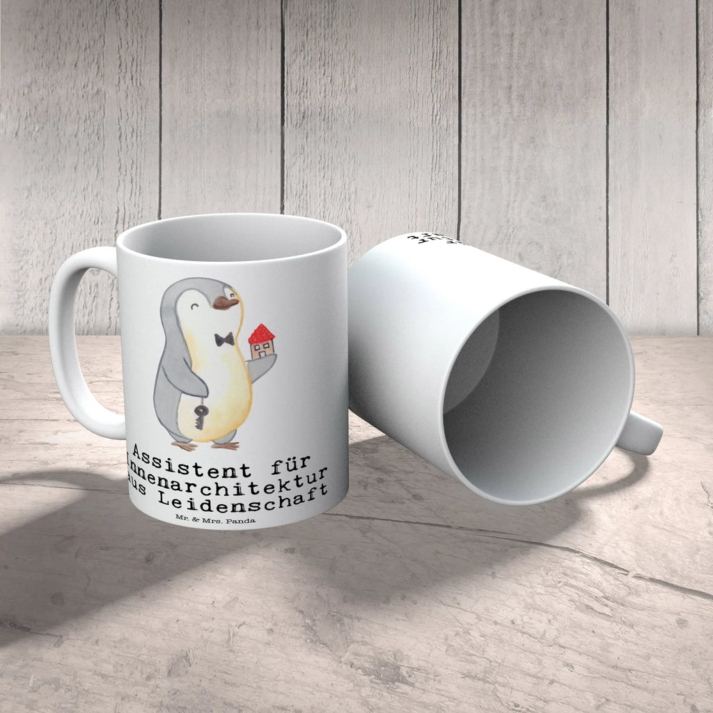 Tasse Assistent für Innenarchitektur aus Leidenschaft Tasse, Kaffeetasse, Teetasse, Becher, Kaffeebecher, Teebecher, Keramiktasse, Porzellantasse, Büro Tasse, Geschenk Tasse, Tasse Sprüche, Tasse Motive, Kaffeetassen, Tasse bedrucken, Designer Tasse, Cappuccino Tassen, Schöne Teetassen, Beruf, Ausbildung, Jubiläum, Abschied, Rente, Kollege, Kollegin, Geschenk, Schenken, Arbeitskollege, Mitarbeiter, Firma, Danke, Dankeschön