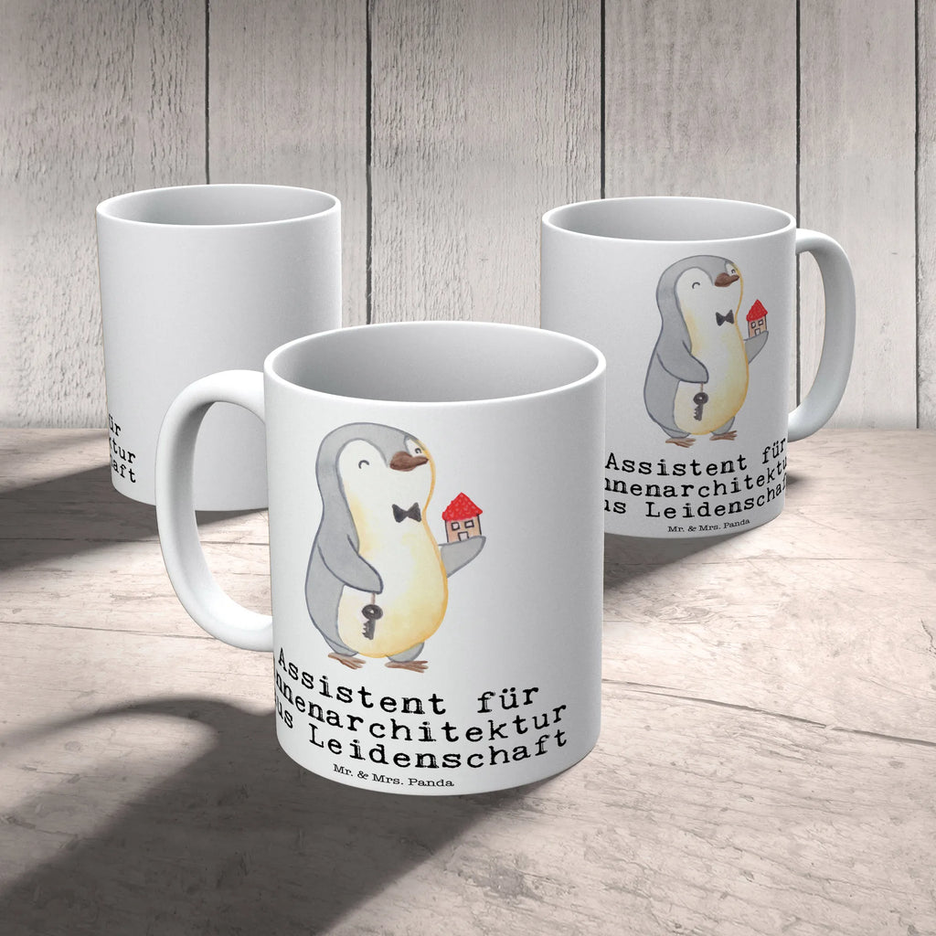 Tasse Assistent für Innenarchitektur aus Leidenschaft Tasse, Kaffeetasse, Teetasse, Becher, Kaffeebecher, Teebecher, Keramiktasse, Porzellantasse, Büro Tasse, Geschenk Tasse, Tasse Sprüche, Tasse Motive, Kaffeetassen, Tasse bedrucken, Designer Tasse, Cappuccino Tassen, Schöne Teetassen, Beruf, Ausbildung, Jubiläum, Abschied, Rente, Kollege, Kollegin, Geschenk, Schenken, Arbeitskollege, Mitarbeiter, Firma, Danke, Dankeschön