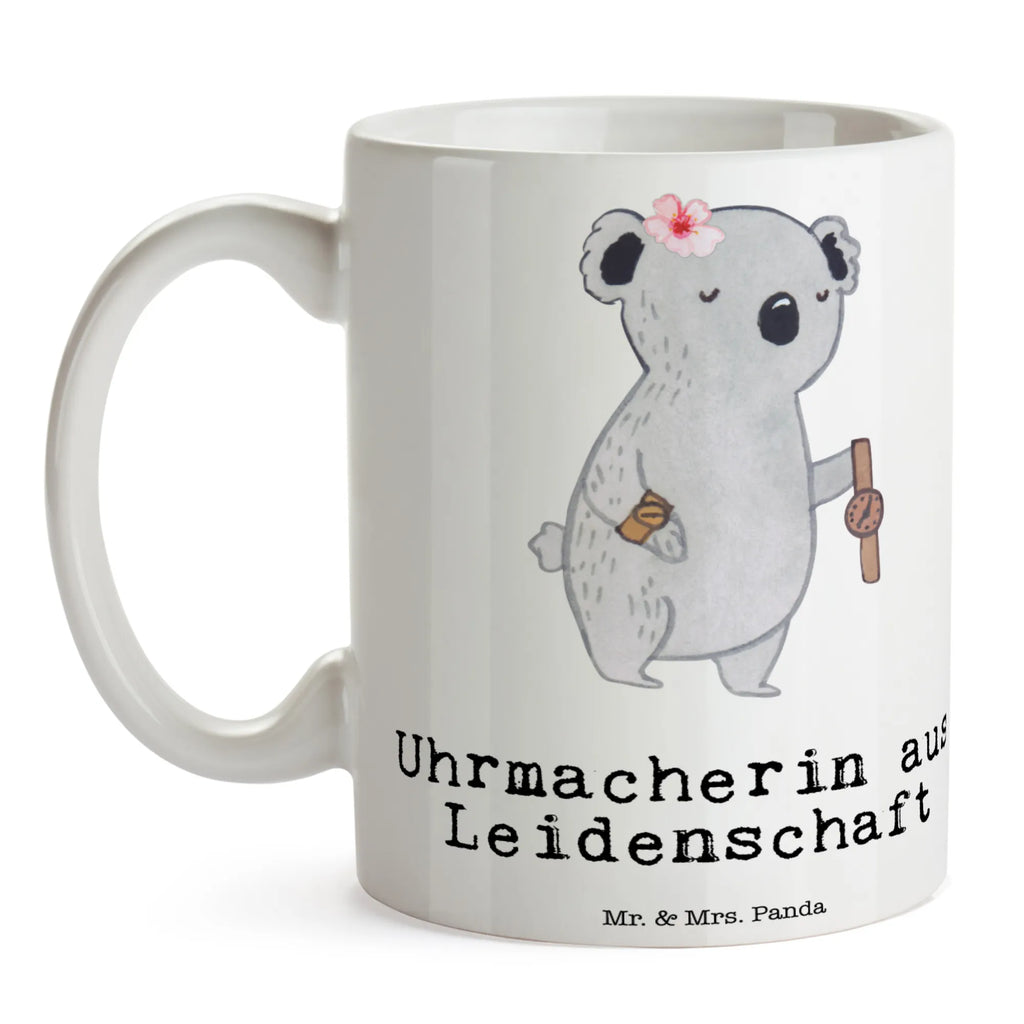 Tasse Uhrmacherin aus Leidenschaft Tasse, Kaffeetasse, Teetasse, Becher, Kaffeebecher, Teebecher, Keramiktasse, Porzellantasse, Büro Tasse, Geschenk Tasse, Tasse Sprüche, Tasse Motive, Kaffeetassen, Tasse bedrucken, Designer Tasse, Cappuccino Tassen, Schöne Teetassen, Beruf, Ausbildung, Jubiläum, Abschied, Rente, Kollege, Kollegin, Geschenk, Schenken, Arbeitskollege, Mitarbeiter, Firma, Danke, Dankeschön