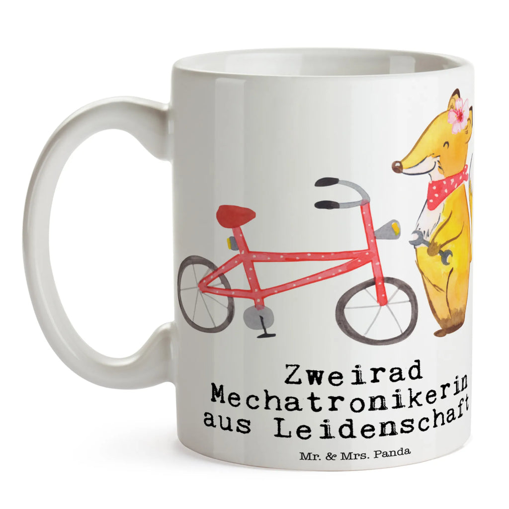 Tasse Zweirad Mechatronikerin aus Leidenschaft Tasse, Kaffeetasse, Teetasse, Becher, Kaffeebecher, Teebecher, Keramiktasse, Porzellantasse, Büro Tasse, Geschenk Tasse, Tasse Sprüche, Tasse Motive, Kaffeetassen, Tasse bedrucken, Designer Tasse, Cappuccino Tassen, Schöne Teetassen, Beruf, Ausbildung, Jubiläum, Abschied, Rente, Kollege, Kollegin, Geschenk, Schenken, Arbeitskollege, Mitarbeiter, Firma, Danke, Dankeschön