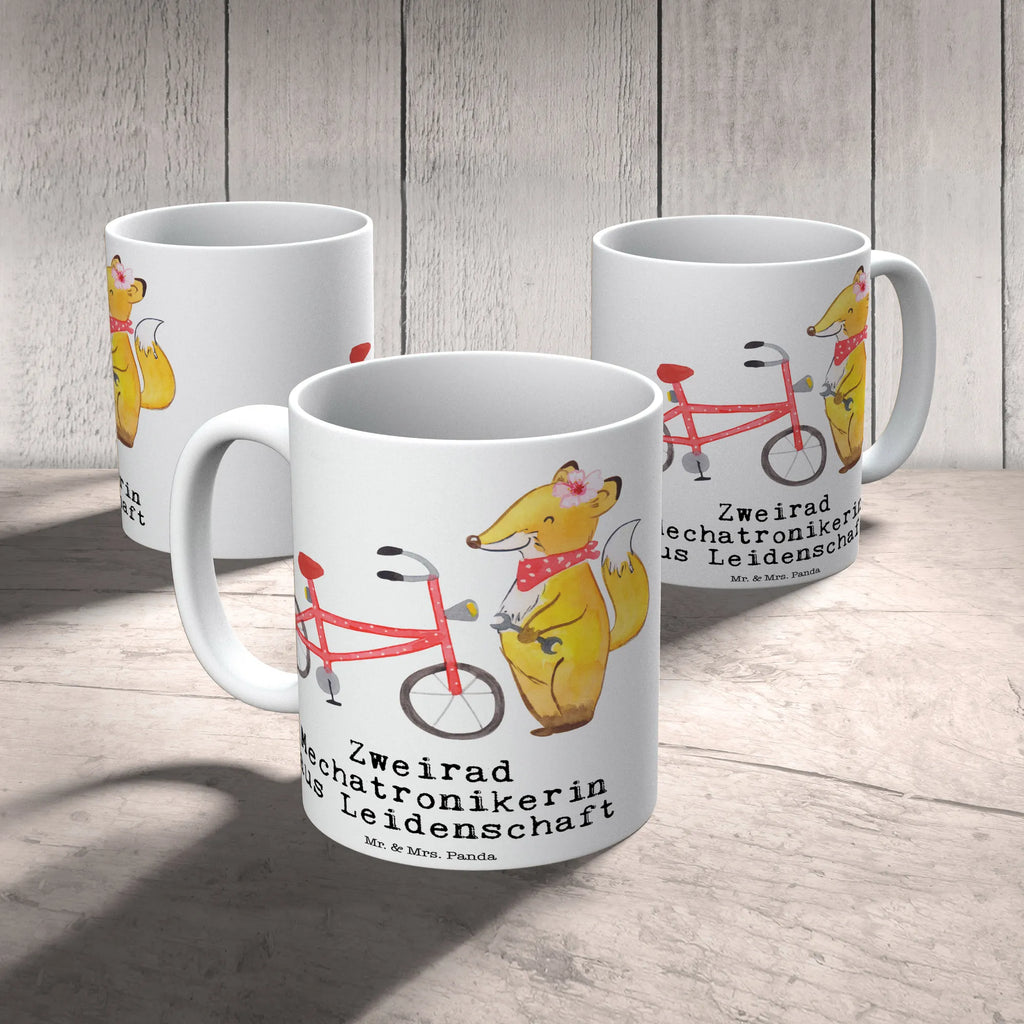 Tasse Zweirad Mechatronikerin aus Leidenschaft Tasse, Kaffeetasse, Teetasse, Becher, Kaffeebecher, Teebecher, Keramiktasse, Porzellantasse, Büro Tasse, Geschenk Tasse, Tasse Sprüche, Tasse Motive, Kaffeetassen, Tasse bedrucken, Designer Tasse, Cappuccino Tassen, Schöne Teetassen, Beruf, Ausbildung, Jubiläum, Abschied, Rente, Kollege, Kollegin, Geschenk, Schenken, Arbeitskollege, Mitarbeiter, Firma, Danke, Dankeschön