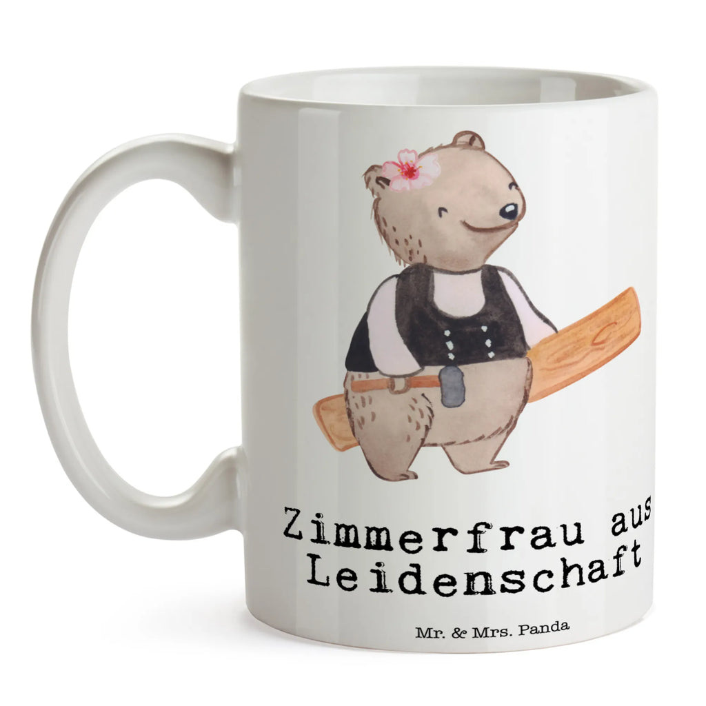 Tasse Zimmerfrau aus Leidenschaft Tasse, Kaffeetasse, Teetasse, Becher, Kaffeebecher, Teebecher, Keramiktasse, Porzellantasse, Büro Tasse, Geschenk Tasse, Tasse Sprüche, Tasse Motive, Kaffeetassen, Tasse bedrucken, Designer Tasse, Cappuccino Tassen, Schöne Teetassen, Beruf, Ausbildung, Jubiläum, Abschied, Rente, Kollege, Kollegin, Geschenk, Schenken, Arbeitskollege, Mitarbeiter, Firma, Danke, Dankeschön