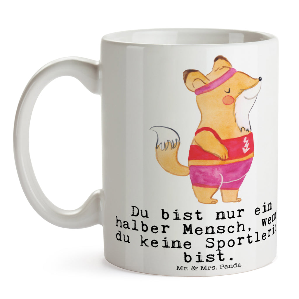 Tasse Sportlerin mit Herz Tasse, Kaffeetasse, Teetasse, Becher, Kaffeebecher, Teebecher, Keramiktasse, Porzellantasse, Büro Tasse, Geschenk Tasse, Tasse Sprüche, Tasse Motive, Kaffeetassen, Tasse bedrucken, Designer Tasse, Cappuccino Tassen, Schöne Teetassen, Beruf, Ausbildung, Jubiläum, Abschied, Rente, Kollege, Kollegin, Geschenk, Schenken, Arbeitskollege, Mitarbeiter, Firma, Danke, Dankeschön