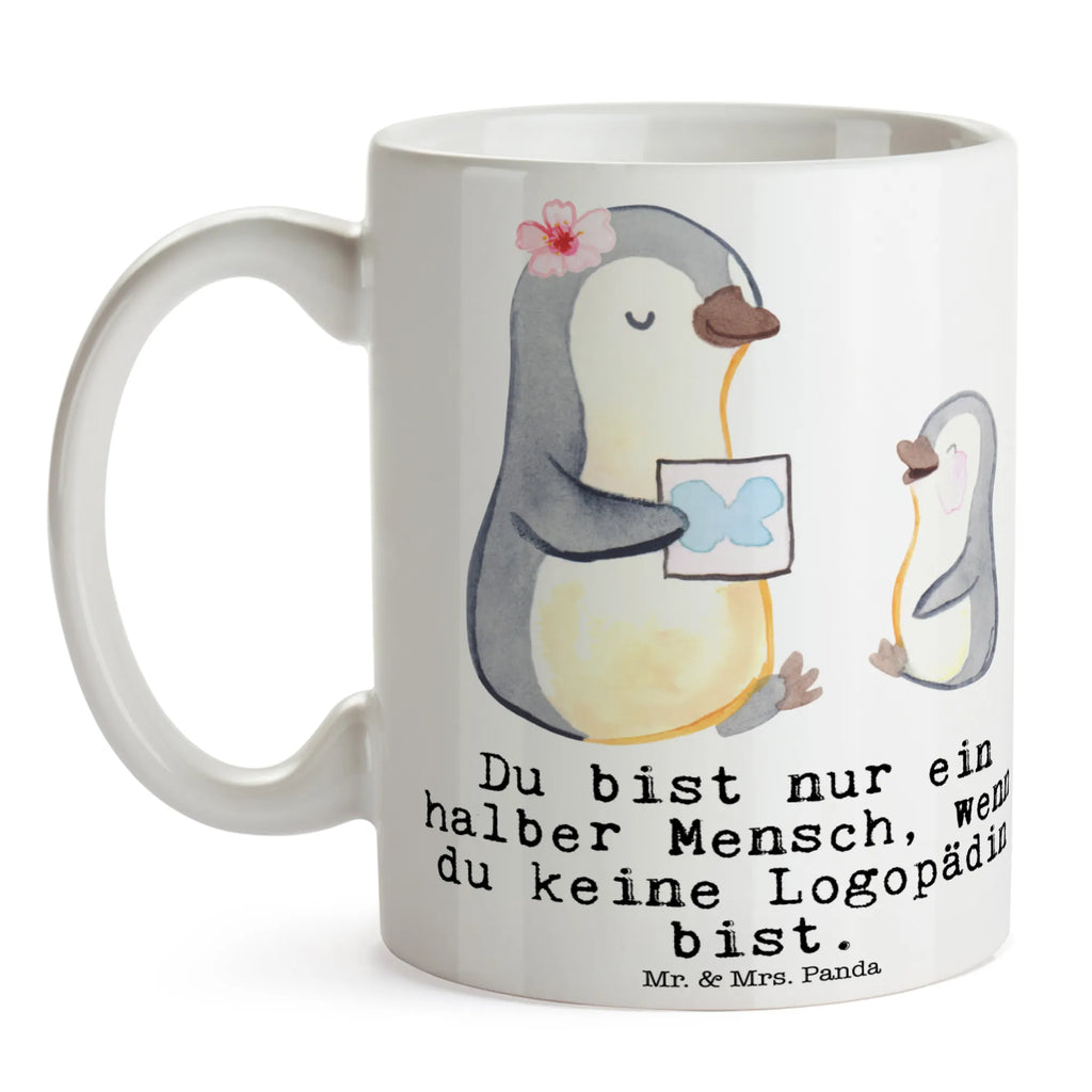 Tasse Logopädin mit Herz Tasse, Kaffeetasse, Teetasse, Becher, Kaffeebecher, Teebecher, Keramiktasse, Porzellantasse, Büro Tasse, Geschenk Tasse, Tasse Sprüche, Tasse Motive, Kaffeetassen, Tasse bedrucken, Designer Tasse, Cappuccino Tassen, Schöne Teetassen, Beruf, Ausbildung, Jubiläum, Abschied, Rente, Kollege, Kollegin, Geschenk, Schenken, Arbeitskollege, Mitarbeiter, Firma, Danke, Dankeschön, Logopädin, Logopädie, Studium