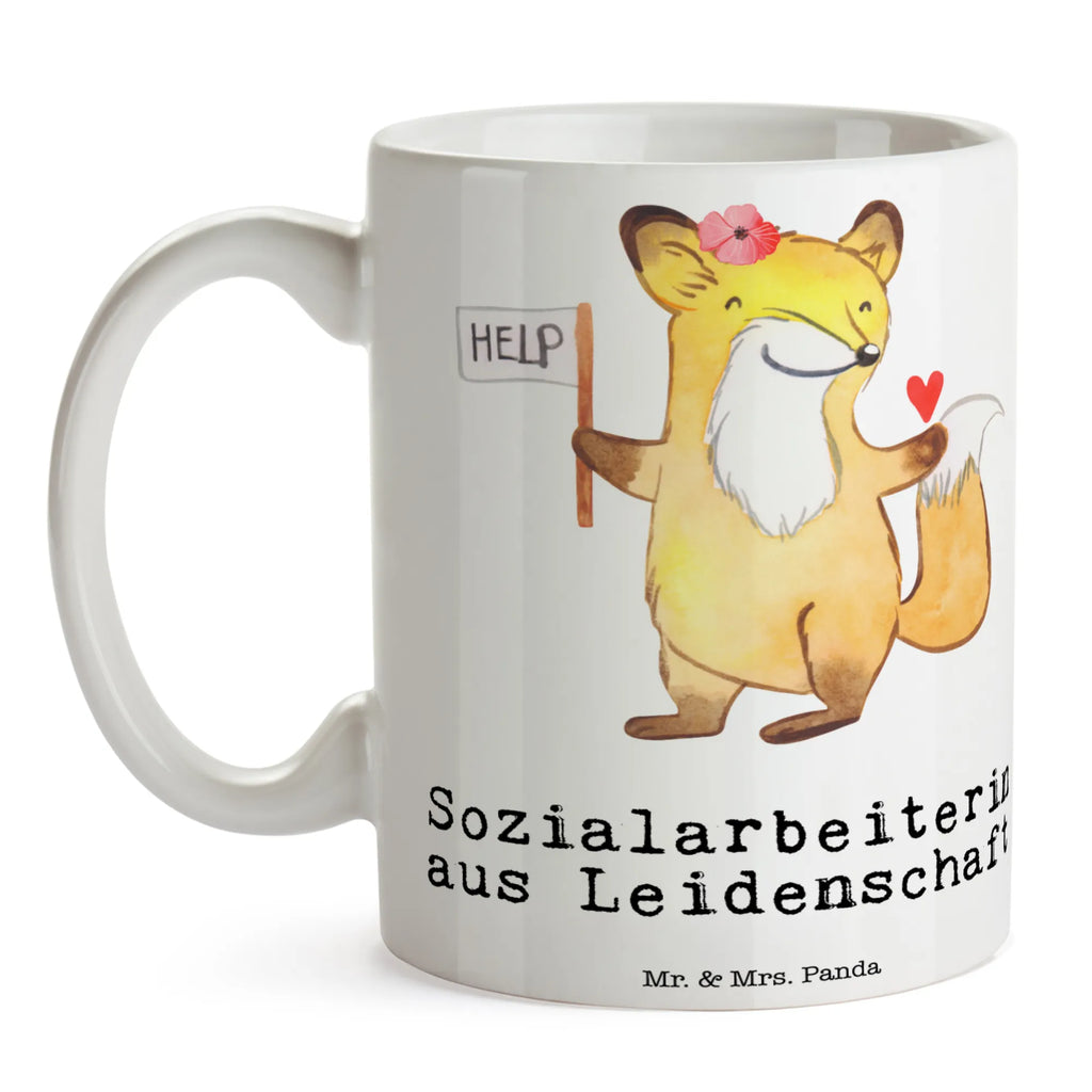 Tasse Sozialarbeiterin aus Leidenschaft Tasse, Kaffeetasse, Teetasse, Becher, Kaffeebecher, Teebecher, Keramiktasse, Porzellantasse, Büro Tasse, Geschenk Tasse, Tasse Sprüche, Tasse Motive, Kaffeetassen, Tasse bedrucken, Designer Tasse, Cappuccino Tassen, Schöne Teetassen, Beruf, Ausbildung, Jubiläum, Abschied, Rente, Kollege, Kollegin, Geschenk, Schenken, Arbeitskollege, Mitarbeiter, Firma, Danke, Dankeschön