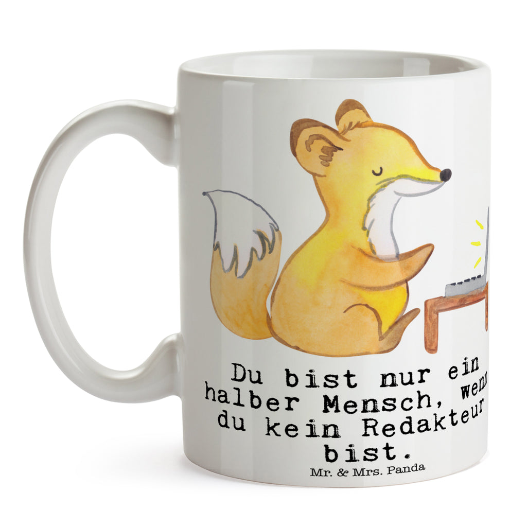 Tasse Redakteur mit Herz Tasse, Kaffeetasse, Teetasse, Becher, Kaffeebecher, Teebecher, Keramiktasse, Porzellantasse, Büro Tasse, Geschenk Tasse, Tasse Sprüche, Tasse Motive, Kaffeetassen, Tasse bedrucken, Designer Tasse, Cappuccino Tassen, Schöne Teetassen, Beruf, Ausbildung, Jubiläum, Abschied, Rente, Kollege, Kollegin, Geschenk, Schenken, Arbeitskollege, Mitarbeiter, Firma, Danke, Dankeschön, Online, Redakteur, Referent, Journalist