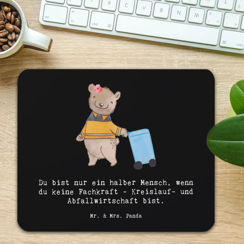 Mauspad Fachkraft - Kreislauf- und Abfallwirtschaft mit Herz Mousepad, Computer zubehör, Büroausstattung, PC Zubehör, Arbeitszimmer, Mauspad, Einzigartiges Mauspad, Designer Mauspad, Mausunterlage, Mauspad Büro, Beruf, Ausbildung, Jubiläum, Abschied, Rente, Kollege, Kollegin, Geschenk, Schenken, Arbeitskollege, Mitarbeiter, Firma, Danke, Dankeschön, Müllwerker, Fachkraft Kreislauf- und Abfallwirtschaft, Müllentsorger, Kehrichtmann, Müllmann, Müllfahrer