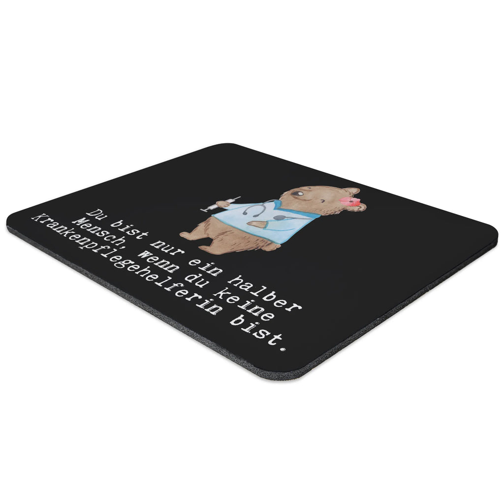 Mauspad Krankenpflegehelferin mit Herz Mousepad, Computer zubehör, Büroausstattung, PC Zubehör, Arbeitszimmer, Mauspad, Einzigartiges Mauspad, Designer Mauspad, Mausunterlage, Mauspad Büro, Beruf, Ausbildung, Jubiläum, Abschied, Rente, Kollege, Kollegin, Geschenk, Schenken, Arbeitskollege, Mitarbeiter, Firma, Danke, Dankeschön, Krankenpflegehelferin, Pflegehelferin, Pflegekraft