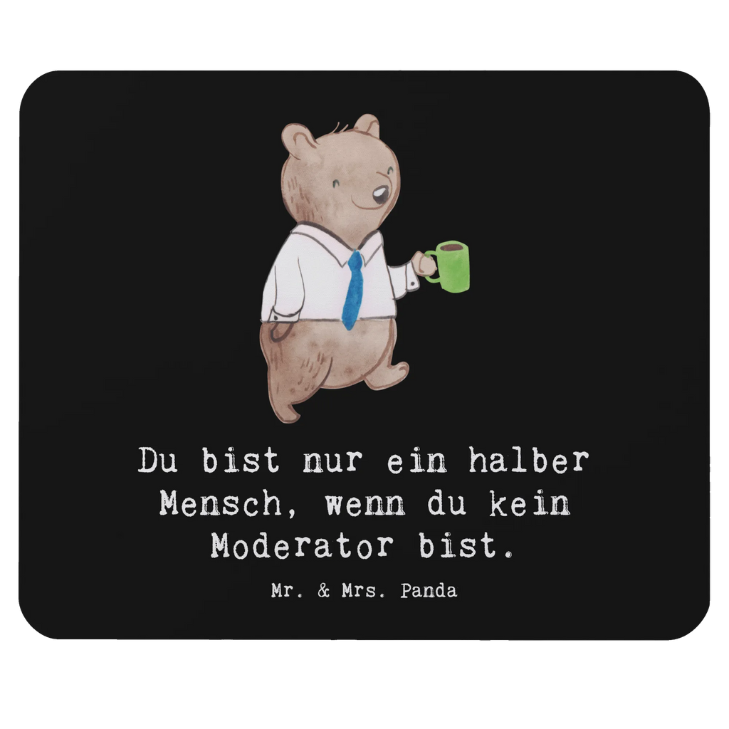 Mauspad Moderator mit Herz Mousepad, Computer zubehör, Büroausstattung, PC Zubehör, Arbeitszimmer, Mauspad, Einzigartiges Mauspad, Designer Mauspad, Mausunterlage, Mauspad Büro, Beruf, Ausbildung, Jubiläum, Abschied, Rente, Kollege, Kollegin, Geschenk, Schenken, Arbeitskollege, Mitarbeiter, Firma, Danke, Dankeschön