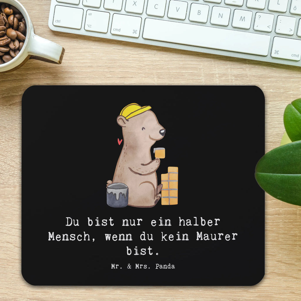 Mauspad Maurer mit Herz Mousepad, Computer zubehör, Büroausstattung, PC Zubehör, Arbeitszimmer, Mauspad, Einzigartiges Mauspad, Designer Mauspad, Mausunterlage, Mauspad Büro, Beruf, Ausbildung, Jubiläum, Abschied, Rente, Kollege, Kollegin, Geschenk, Schenken, Arbeitskollege, Mitarbeiter, Firma, Danke, Dankeschön, Maurer, Maurermeister, Gesellenprüfung, Handwerker, Maurerbetrieb