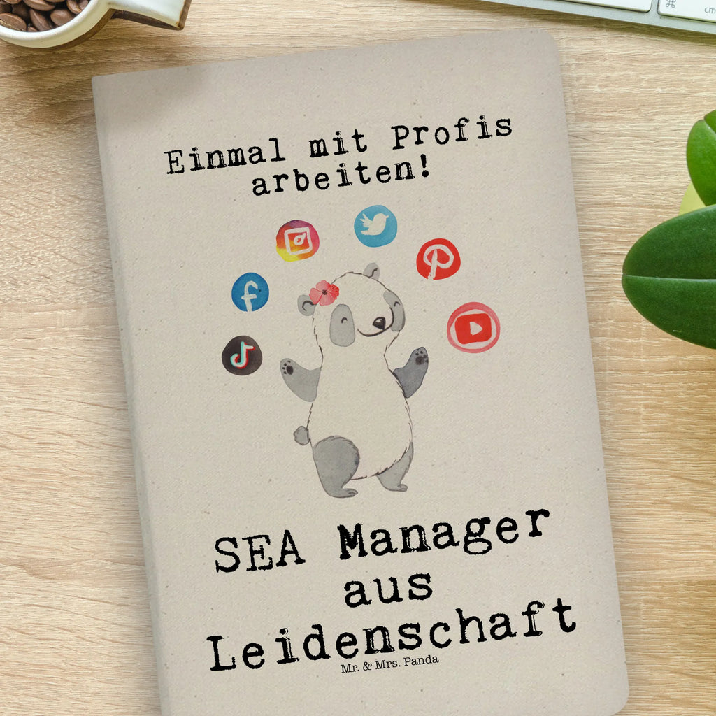 DIN A4 Baumwoll Notizbuch SEA Manager aus Leidenschaft Notizen, Eintragebuch, Tagebuch, Notizblock, Adressbuch, Journal, Kladde, Skizzenbuch, Notizheft, Schreibbuch, Schreibheft, Beruf, Ausbildung, Jubiläum, Abschied, Rente, Kollege, Kollegin, Geschenk, Schenken, Arbeitskollege, Mitarbeiter, Firma, Danke, Dankeschön, SEA Manager, Suchmaschinenwerbung, Suchmaschinenmarketing