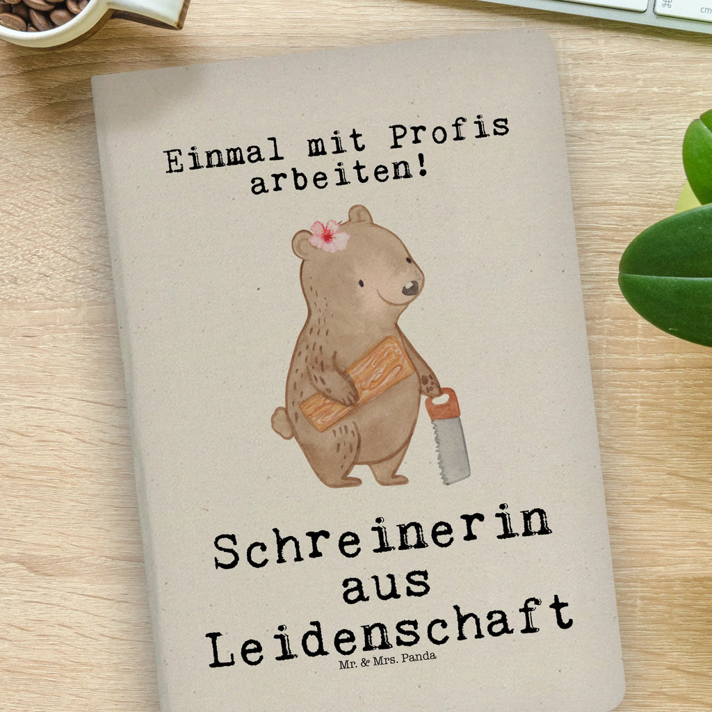 Baumwoll Notizbuch Schreinerin aus Leidenschaft Notizen, Eintragebuch, Tagebuch, Notizblock, Adressbuch, Journal, Kladde, Skizzenbuch, Notizheft, Schreibbuch, Schreibheft, Beruf, Ausbildung, Jubiläum, Abschied, Rente, Kollege, Kollegin, Geschenk, Schenken, Arbeitskollege, Mitarbeiter, Firma, Danke, Dankeschön