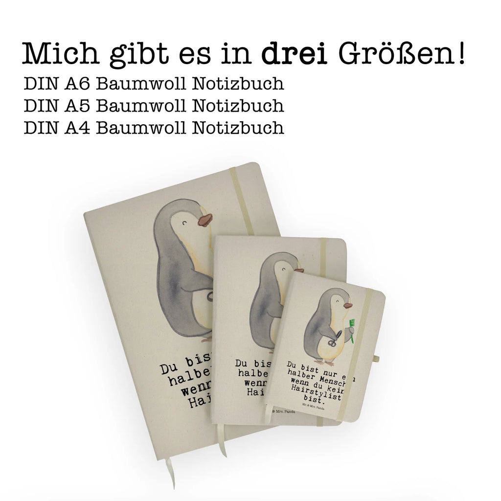 Baumwoll Notizbuch Hairstylist mit Herz Notizen, Eintragebuch, Tagebuch, Notizblock, Adressbuch, Journal, Kladde, Skizzenbuch, Notizheft, Schreibbuch, Schreibheft, Beruf, Ausbildung, Jubiläum, Abschied, Rente, Kollege, Kollegin, Geschenk, Schenken, Arbeitskollege, Mitarbeiter, Firma, Danke, Dankeschön, Frisör, Haarstylist, Hairstylist, Friseursalon, Barbier, Coiffeur, Eröffnung Friseur