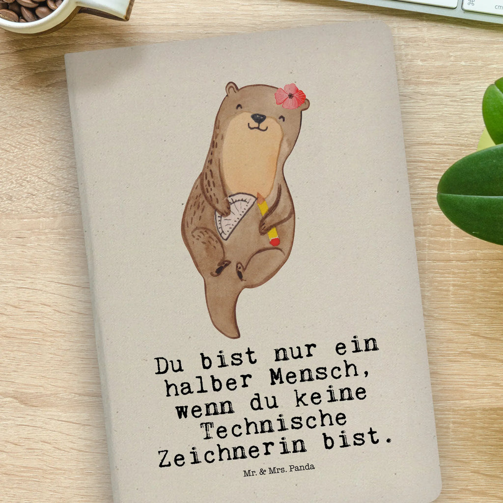 Baumwoll Notizbuch Technische Zeichnerin mit Herz Notizen, Eintragebuch, Tagebuch, Notizblock, Adressbuch, Journal, Kladde, Skizzenbuch, Notizheft, Schreibbuch, Schreibheft, Beruf, Ausbildung, Jubiläum, Abschied, Rente, Kollege, Kollegin, Geschenk, Schenken, Arbeitskollege, Mitarbeiter, Firma, Danke, Dankeschön