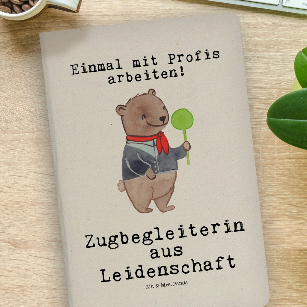 Baumwoll Notizbuch Zugbegleiterin aus Leidenschaft Notizen, Eintragebuch, Tagebuch, Notizblock, Adressbuch, Journal, Kladde, Skizzenbuch, Notizheft, Schreibbuch, Schreibheft, Beruf, Ausbildung, Jubiläum, Abschied, Rente, Kollege, Kollegin, Geschenk, Schenken, Arbeitskollege, Mitarbeiter, Firma, Danke, Dankeschön