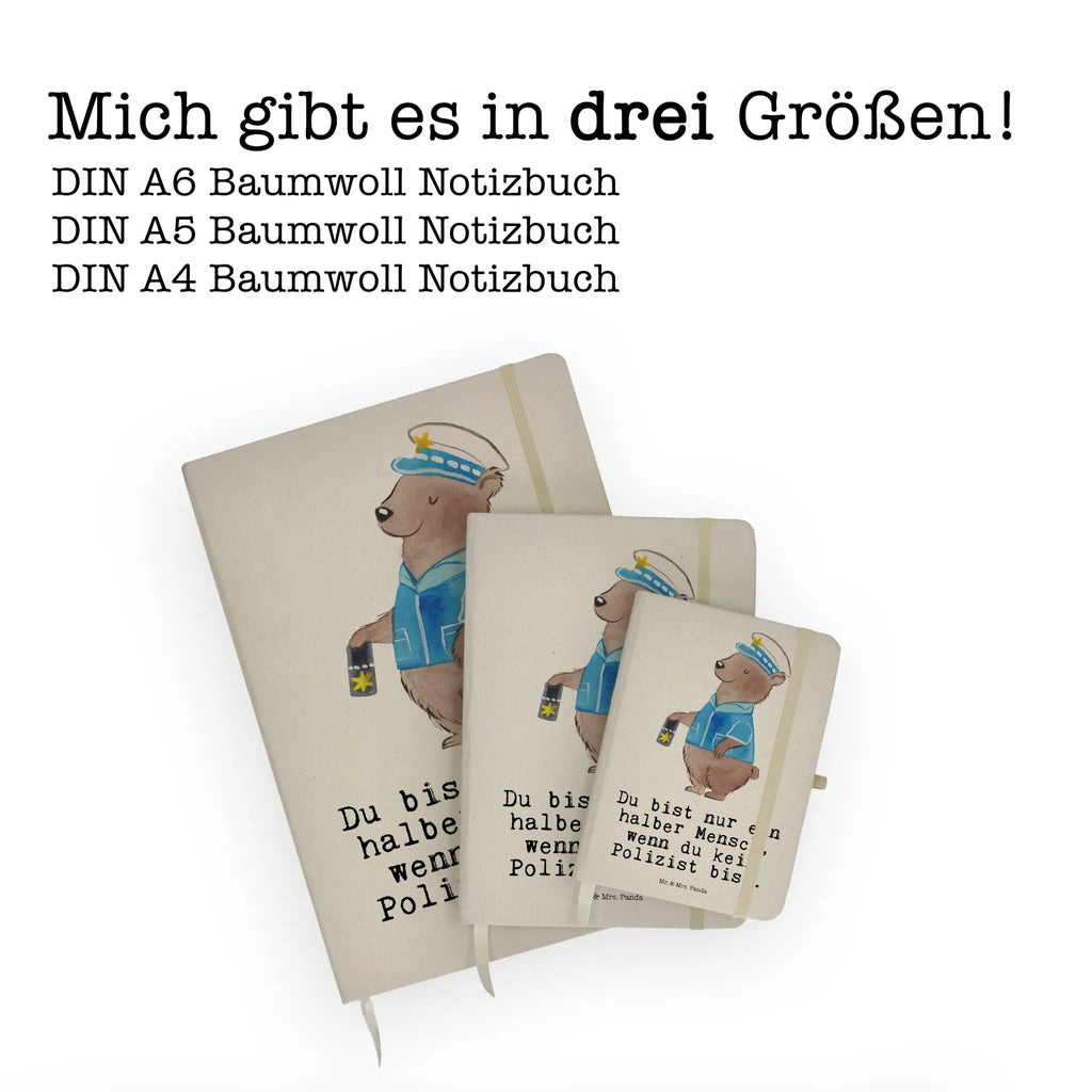 Baumwoll Notizbuch Polizist mit Herz Notizen, Eintragebuch, Tagebuch, Notizblock, Adressbuch, Journal, Kladde, Skizzenbuch, Notizheft, Schreibbuch, Schreibheft, Beruf, Ausbildung, Jubiläum, Abschied, Rente, Kollege, Kollegin, Geschenk, Schenken, Arbeitskollege, Mitarbeiter, Firma, Danke, Dankeschön, Polizist, Polizeibeamter, Wachmann, Cop, Polizei, Studium