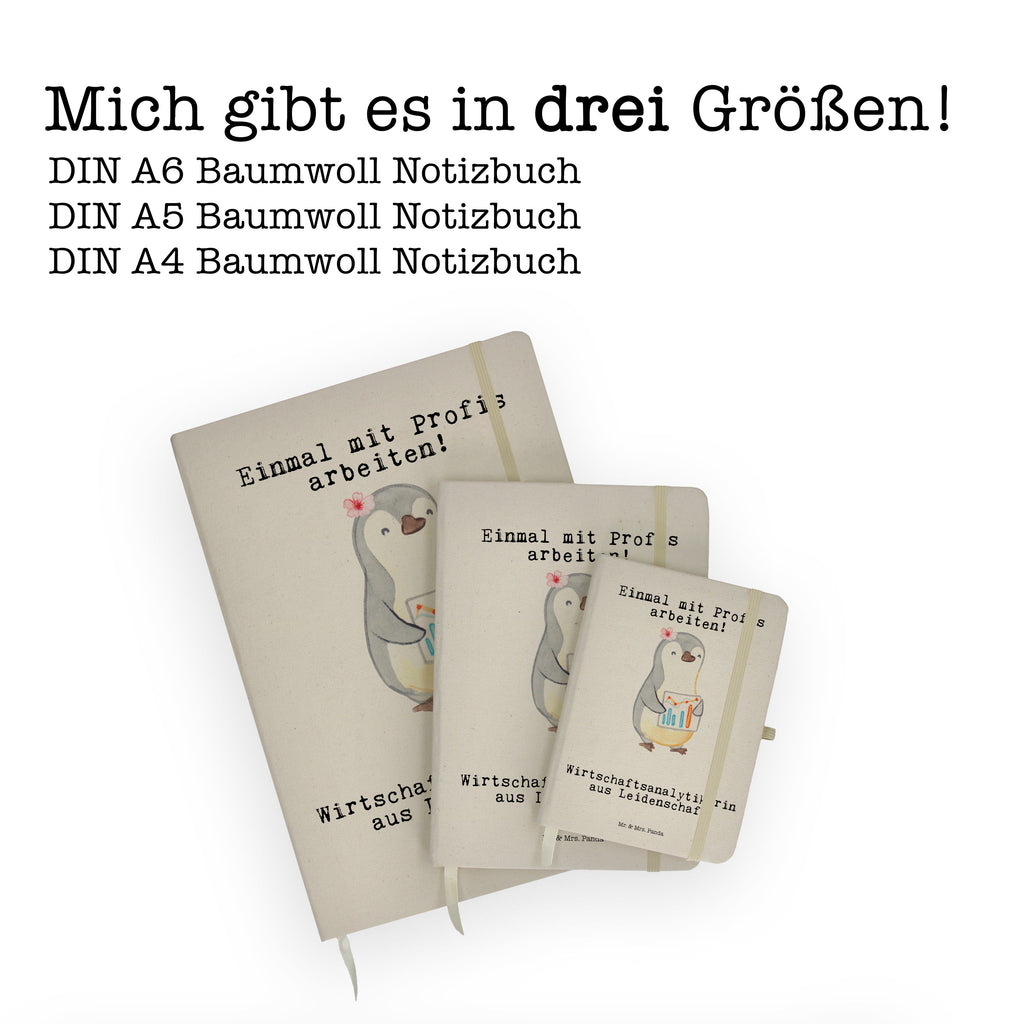 Baumwoll Notizbuch Wirtschaftsanalytikerin aus Leidenschaft Notizen, Eintragebuch, Tagebuch, Notizblock, Adressbuch, Journal, Kladde, Skizzenbuch, Notizheft, Schreibbuch, Schreibheft, Beruf, Ausbildung, Jubiläum, Abschied, Rente, Kollege, Kollegin, Geschenk, Schenken, Arbeitskollege, Mitarbeiter, Firma, Danke, Dankeschön