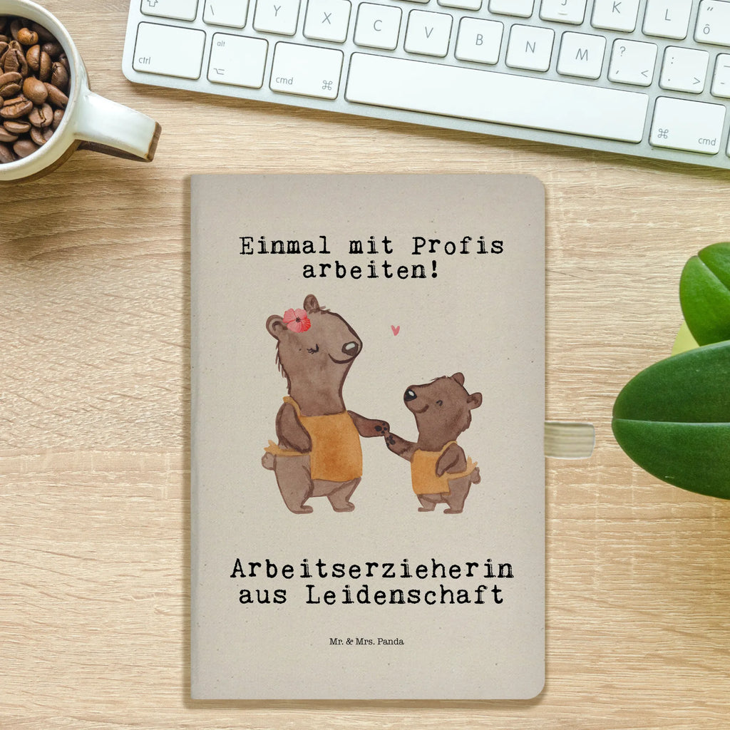 DIN A6 Baumwoll Notizbuch Arbeitserzieherin aus Leidenschaft Notizen, Eintragebuch, Tagebuch, Notizblock, Adressbuch, Journal, Kladde, Skizzenbuch, Notizheft, Schreibbuch, Schreibheft, Beruf, Ausbildung, Jubiläum, Abschied, Rente, Kollege, Kollegin, Geschenk, Schenken, Arbeitskollege, Mitarbeiter, Firma, Danke, Dankeschön, Arbeitserzieherin, Arbeitspädagogin, Studium