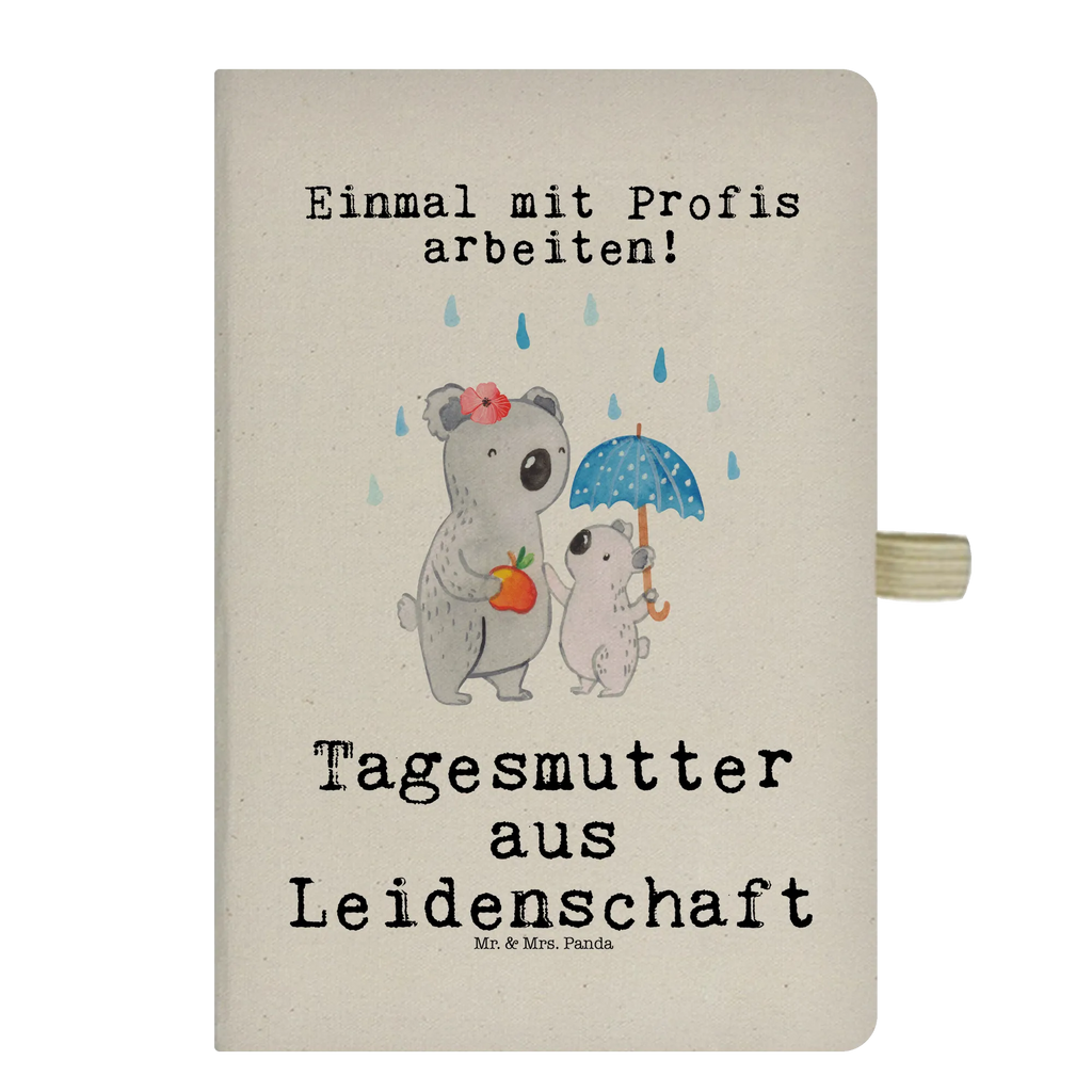 DIN A6 Baumwoll Notizbuch Tagesmutter aus Leidenschaft Notizen, Eintragebuch, Tagebuch, Notizblock, Adressbuch, Journal, Kladde, Skizzenbuch, Notizheft, Schreibbuch, Schreibheft, Beruf, Ausbildung, Jubiläum, Abschied, Rente, Kollege, Kollegin, Geschenk, Schenken, Arbeitskollege, Mitarbeiter, Firma, Danke, Dankeschön