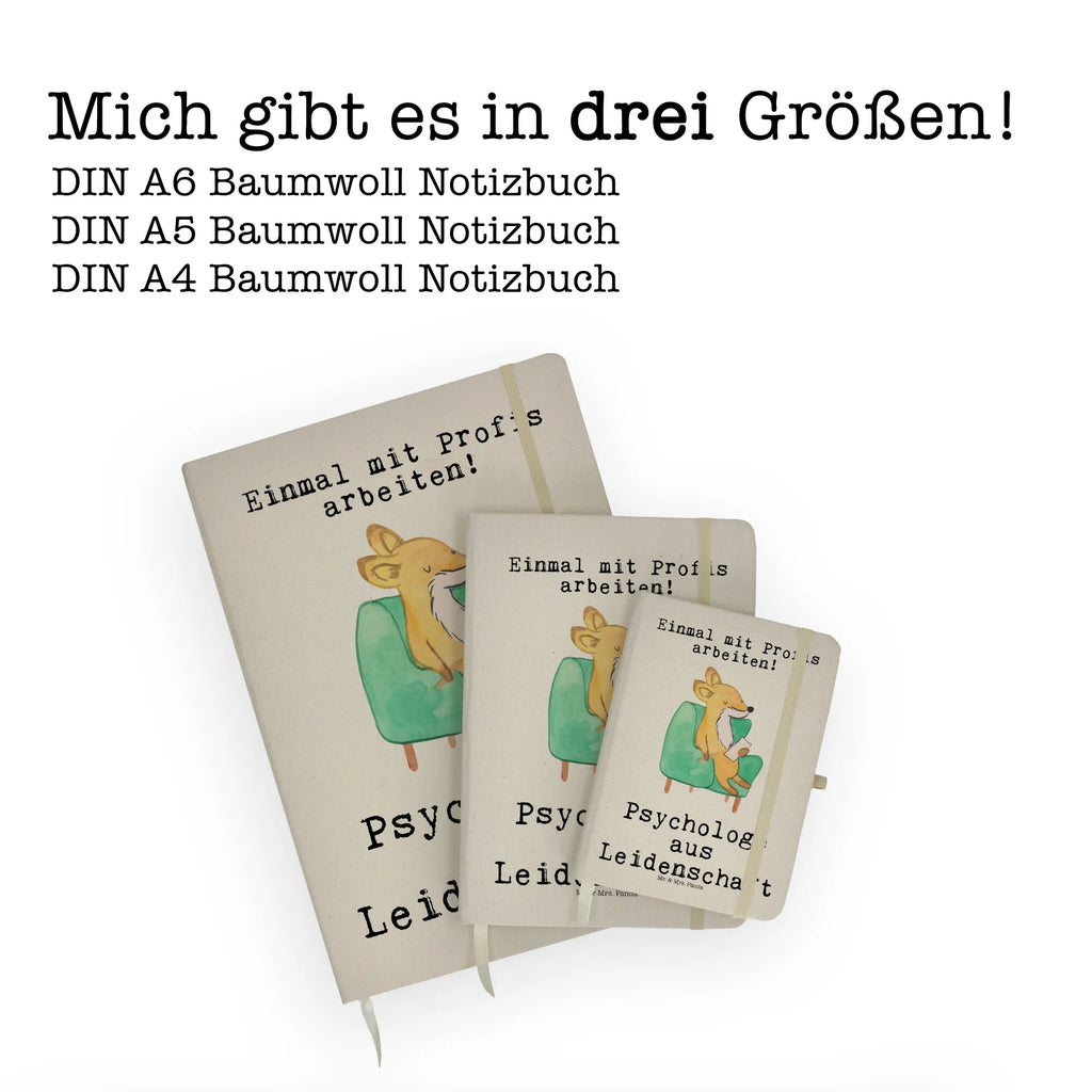 Baumwoll Notizbuch Psychologe aus Leidenschaft Notizen, Eintragebuch, Tagebuch, Notizblock, Adressbuch, Journal, Kladde, Skizzenbuch, Notizheft, Schreibbuch, Schreibheft, Beruf, Ausbildung, Jubiläum, Abschied, Rente, Kollege, Kollegin, Geschenk, Schenken, Arbeitskollege, Mitarbeiter, Firma, Danke, Dankeschön, Psychologe, Therapeut, Studium