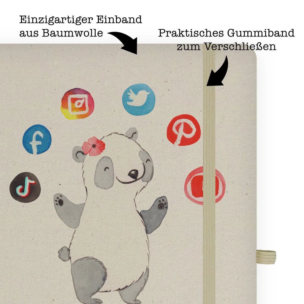 Baumwoll Notizbuch Social Media Managerin mit Herz Notizen, Eintragebuch, Tagebuch, Notizblock, Adressbuch, Journal, Kladde, Skizzenbuch, Notizheft, Schreibbuch, Schreibheft, Beruf, Ausbildung, Jubiläum, Abschied, Rente, Kollege, Kollegin, Geschenk, Schenken, Arbeitskollege, Mitarbeiter, Firma, Danke, Dankeschön