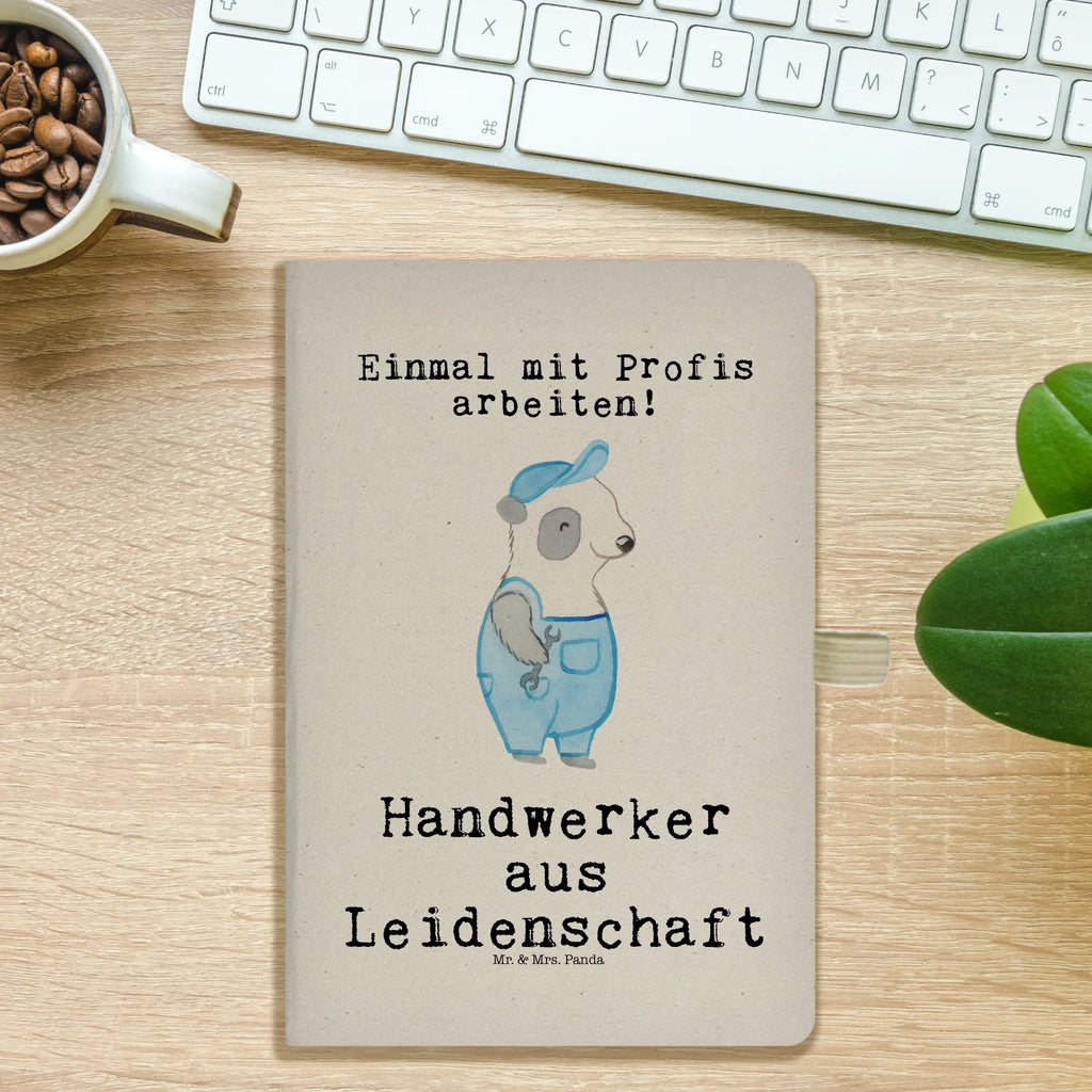 Baumwoll Notizbuch Handwerker aus Leidenschaft Notizen, Eintragebuch, Tagebuch, Notizblock, Adressbuch, Journal, Kladde, Skizzenbuch, Notizheft, Schreibbuch, Schreibheft, Beruf, Ausbildung, Jubiläum, Abschied, Rente, Kollege, Kollegin, Geschenk, Schenken, Arbeitskollege, Mitarbeiter, Firma, Danke, Dankeschön, Handwerker, Gesellenprüfung, Handwerksbetrieb, Schrauber, Werkstatt