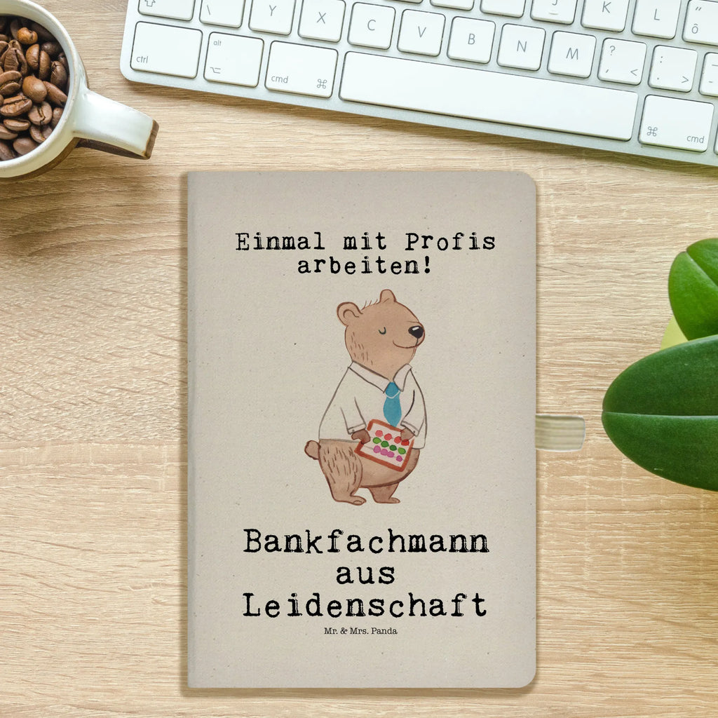 Baumwoll Notizbuch Bankfachmann aus Leidenschaft Notizen, Eintragebuch, Tagebuch, Notizblock, Adressbuch, Journal, Kladde, Skizzenbuch, Notizheft, Schreibbuch, Schreibheft, Beruf, Ausbildung, Jubiläum, Abschied, Rente, Kollege, Kollegin, Geschenk, Schenken, Arbeitskollege, Mitarbeiter, Firma, Danke, Dankeschön, Bankfachmann, Bankangestellter, Bänker, Bankberater