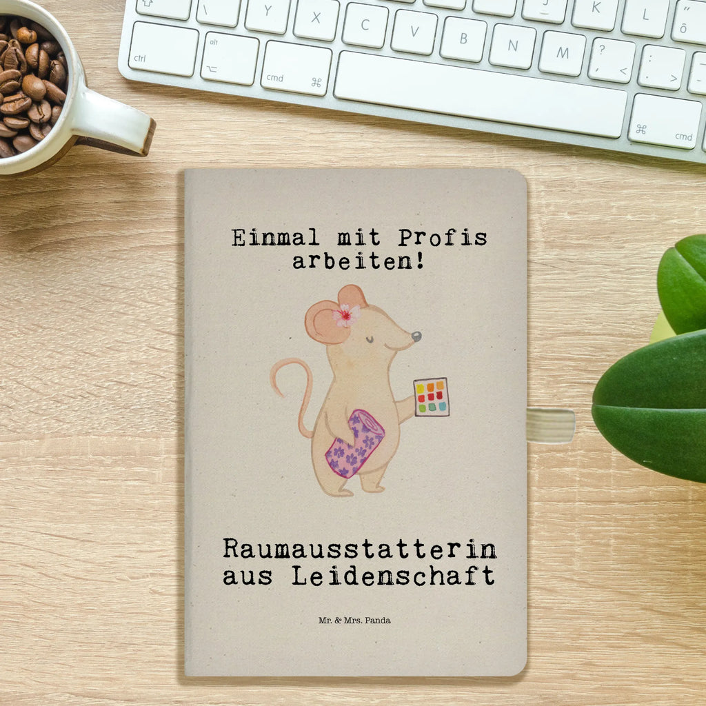 Baumwoll Notizbuch Raumausstatterin aus Leidenschaft Notizen, Eintragebuch, Tagebuch, Notizblock, Adressbuch, Journal, Kladde, Skizzenbuch, Notizheft, Schreibbuch, Schreibheft, Beruf, Ausbildung, Jubiläum, Abschied, Rente, Kollege, Kollegin, Geschenk, Schenken, Arbeitskollege, Mitarbeiter, Firma, Danke, Dankeschön