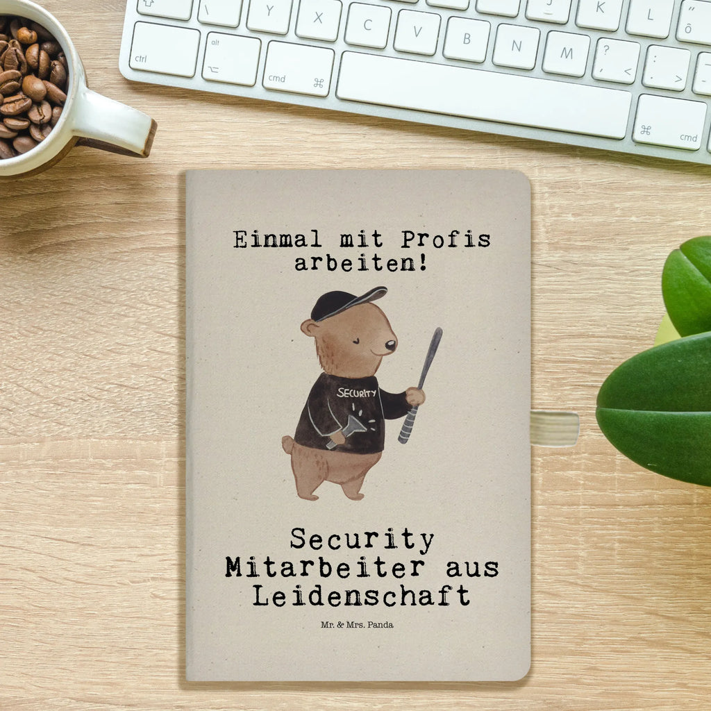 Baumwoll Notizbuch Security Mitarbeiter aus Leidenschaft Notizen, Eintragebuch, Tagebuch, Notizblock, Adressbuch, Journal, Kladde, Skizzenbuch, Notizheft, Schreibbuch, Schreibheft, Beruf, Ausbildung, Jubiläum, Abschied, Rente, Kollege, Kollegin, Geschenk, Schenken, Arbeitskollege, Mitarbeiter, Firma, Danke, Dankeschön