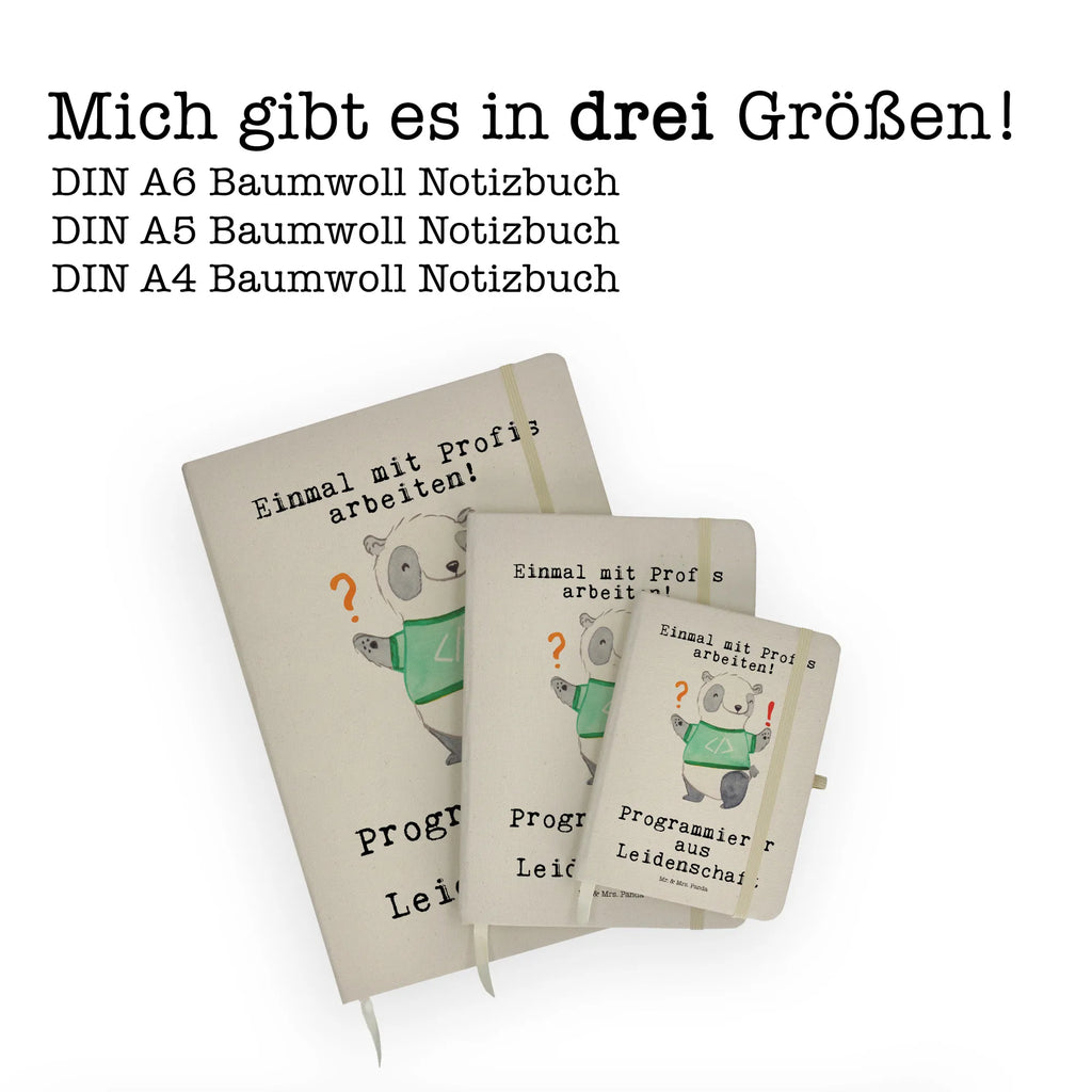 Baumwoll Notizbuch Programmierer aus Leidenschaft Notizen, Eintragebuch, Tagebuch, Notizblock, Adressbuch, Journal, Kladde, Skizzenbuch, Notizheft, Schreibbuch, Schreibheft, Beruf, Ausbildung, Jubiläum, Abschied, Rente, Kollege, Kollegin, Geschenk, Schenken, Arbeitskollege, Mitarbeiter, Firma, Danke, Dankeschön, Programmierer, Softwareingenieur, Softwarentwickler, Computerfreak, Datenverarbeiter, Computerfachmann, IT-Spezialist, Nerd