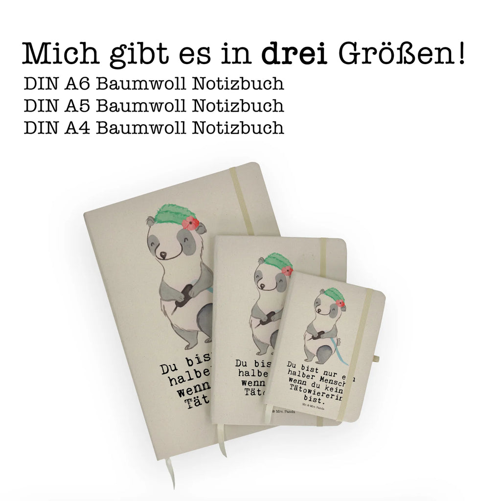 Baumwoll Notizbuch Tätowiererin Herz Notizen, Eintragebuch, Tagebuch, Notizblock, Adressbuch, Journal, Kladde, Skizzenbuch, Notizheft, Schreibbuch, Schreibheft, Beruf, Ausbildung, Jubiläum, Abschied, Rente, Kollege, Kollegin, Geschenk, Schenken, Arbeitskollege, Mitarbeiter, Firma, Danke, Dankeschön