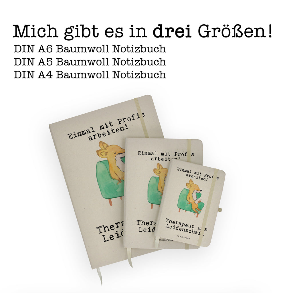 Baumwoll Notizbuch Therapeut Leidenschaft Notizen, Eintragebuch, Tagebuch, Notizblock, Adressbuch, Journal, Kladde, Skizzenbuch, Notizheft, Schreibbuch, Schreibheft, Beruf, Ausbildung, Jubiläum, Abschied, Rente, Kollege, Kollegin, Geschenk, Schenken, Arbeitskollege, Mitarbeiter, Firma, Danke, Dankeschön