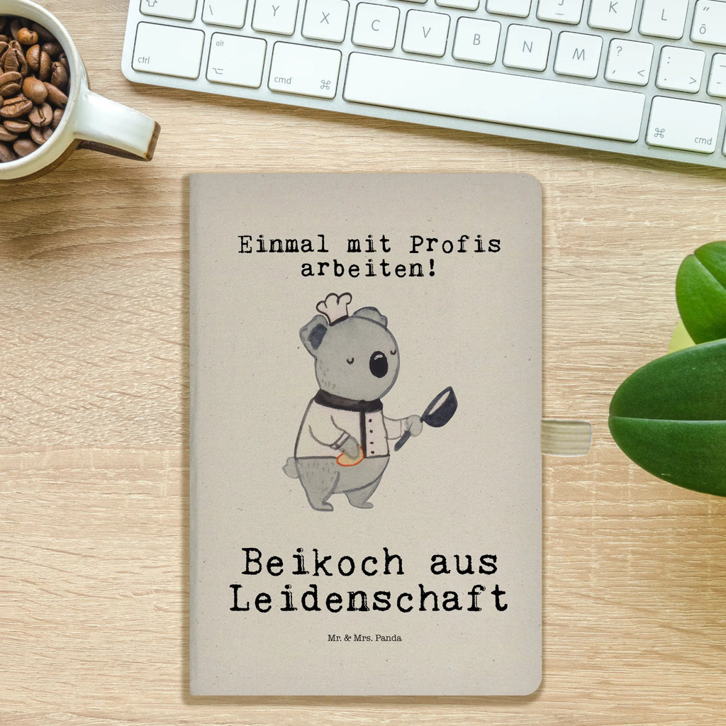 Baumwoll Notizbuch Beikoch aus Leidenschaft Notizen, Eintragebuch, Tagebuch, Notizblock, Adressbuch, Journal, Kladde, Skizzenbuch, Notizheft, Schreibbuch, Schreibheft, Beruf, Ausbildung, Jubiläum, Abschied, Rente, Kollege, Kollegin, Geschenk, Schenken, Arbeitskollege, Mitarbeiter, Firma, Danke, Dankeschön, Beikoch, Spülhilfe, Hilfskoch, Jungkoch, Küchenhilfe, Gastronomie, Restaurant, Koch